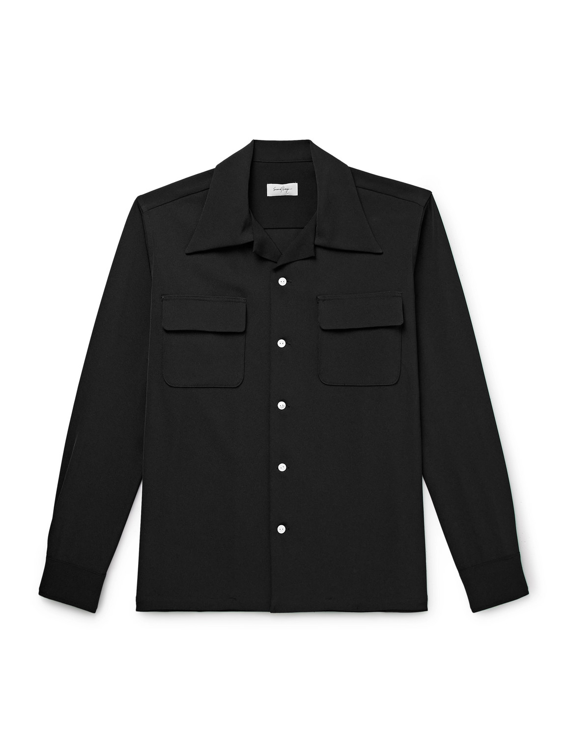 Second / Layer Beto Camp-collar Twill Shirt
