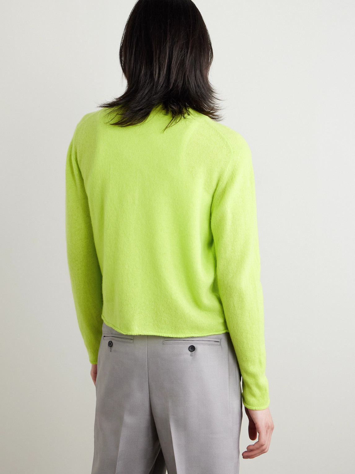 Shop Second / Layer Weezur Cashmere Cardigan In Green