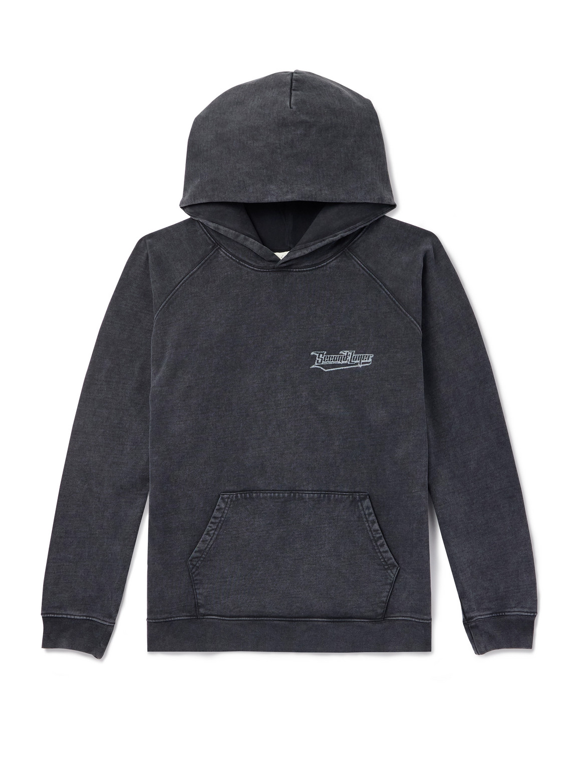 Second / Layer Mini Mini Logo-print Organic Cotton-jersey Hoodie
