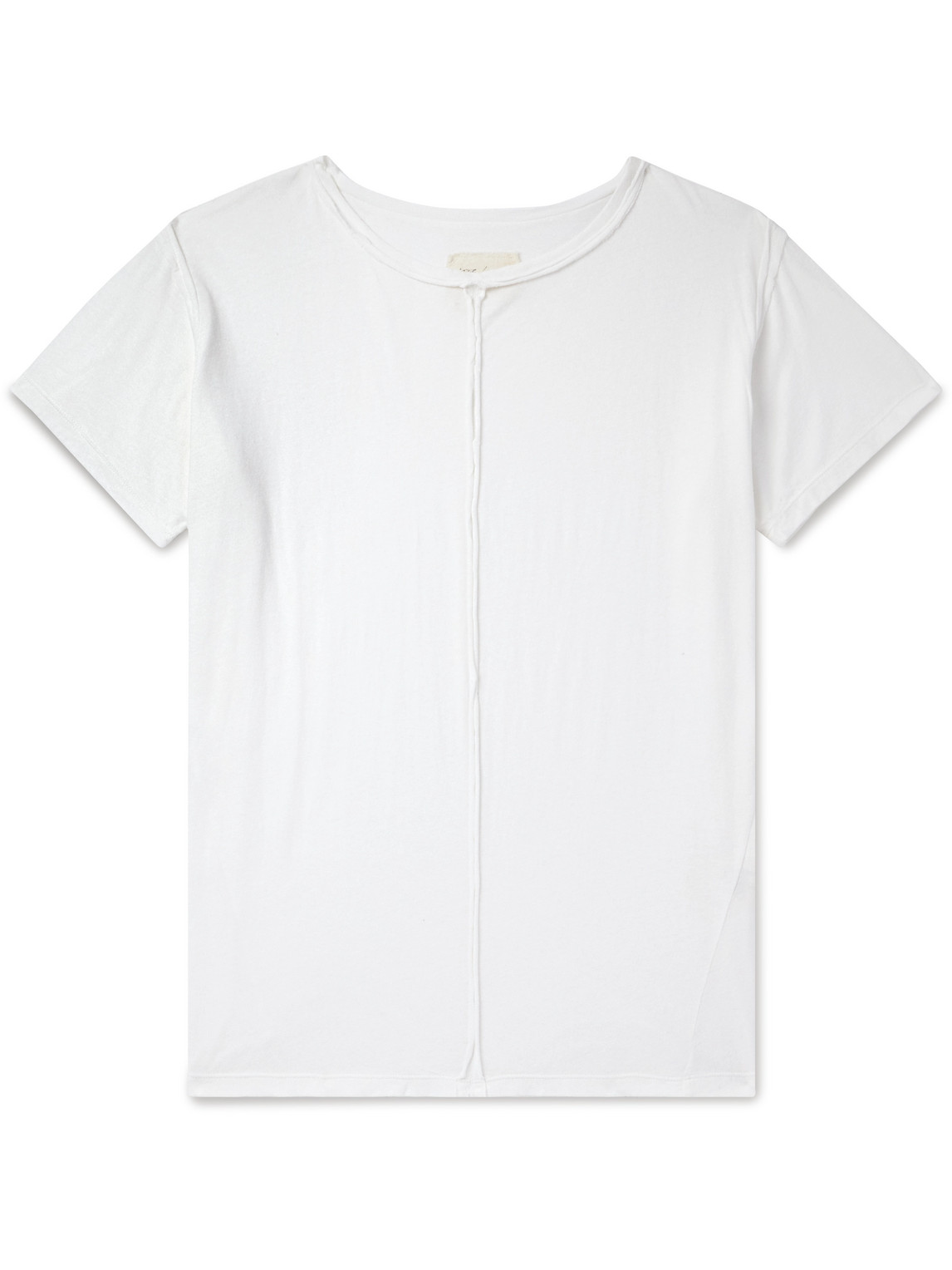 Panelled Cotton-Jersey T-Shirt