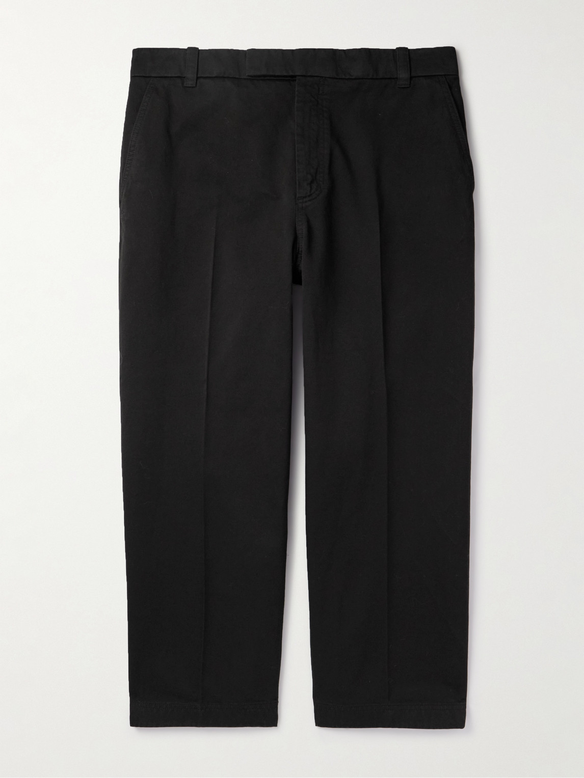 Thom Browne Utility Tapered Garment-Dyed Cotton-Twill Trousers - Men