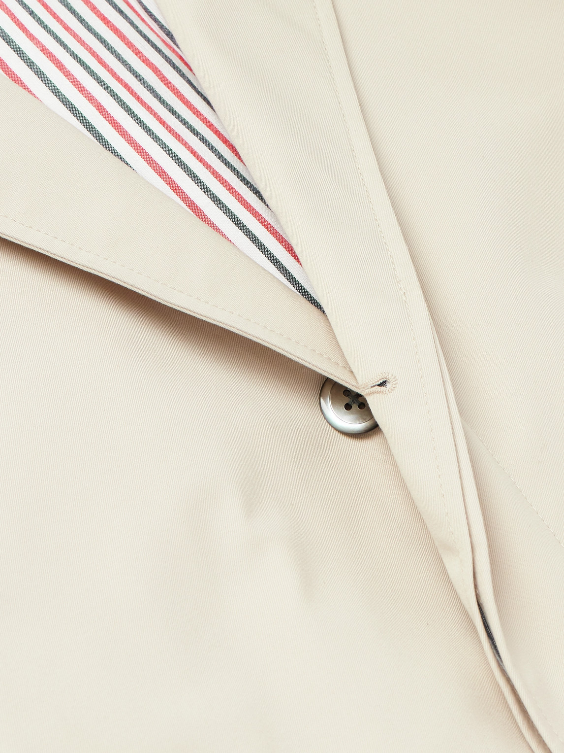 THOM BROWNE TWILL TRENCH COAT