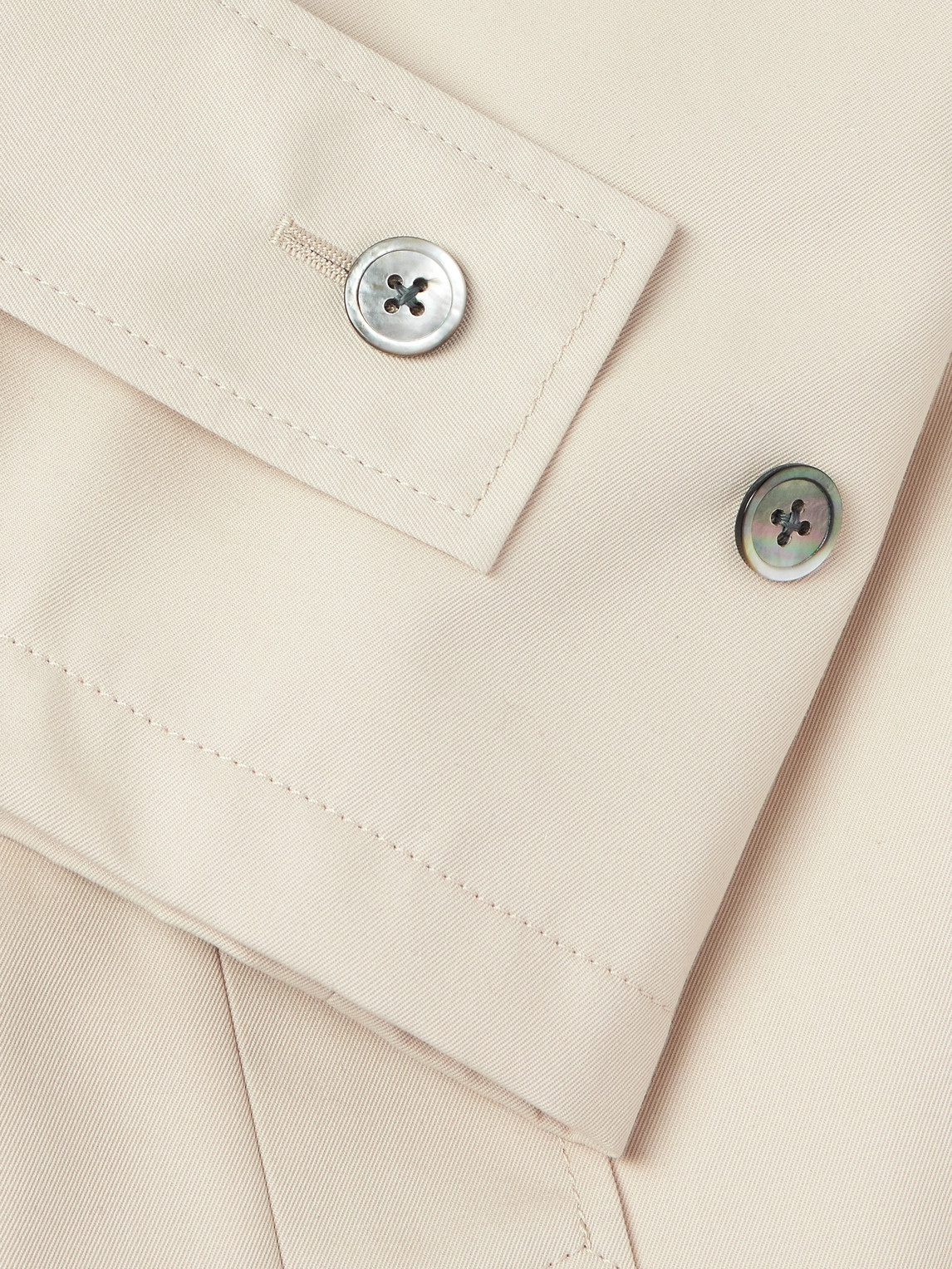 THOM BROWNE TWILL TRENCH COAT