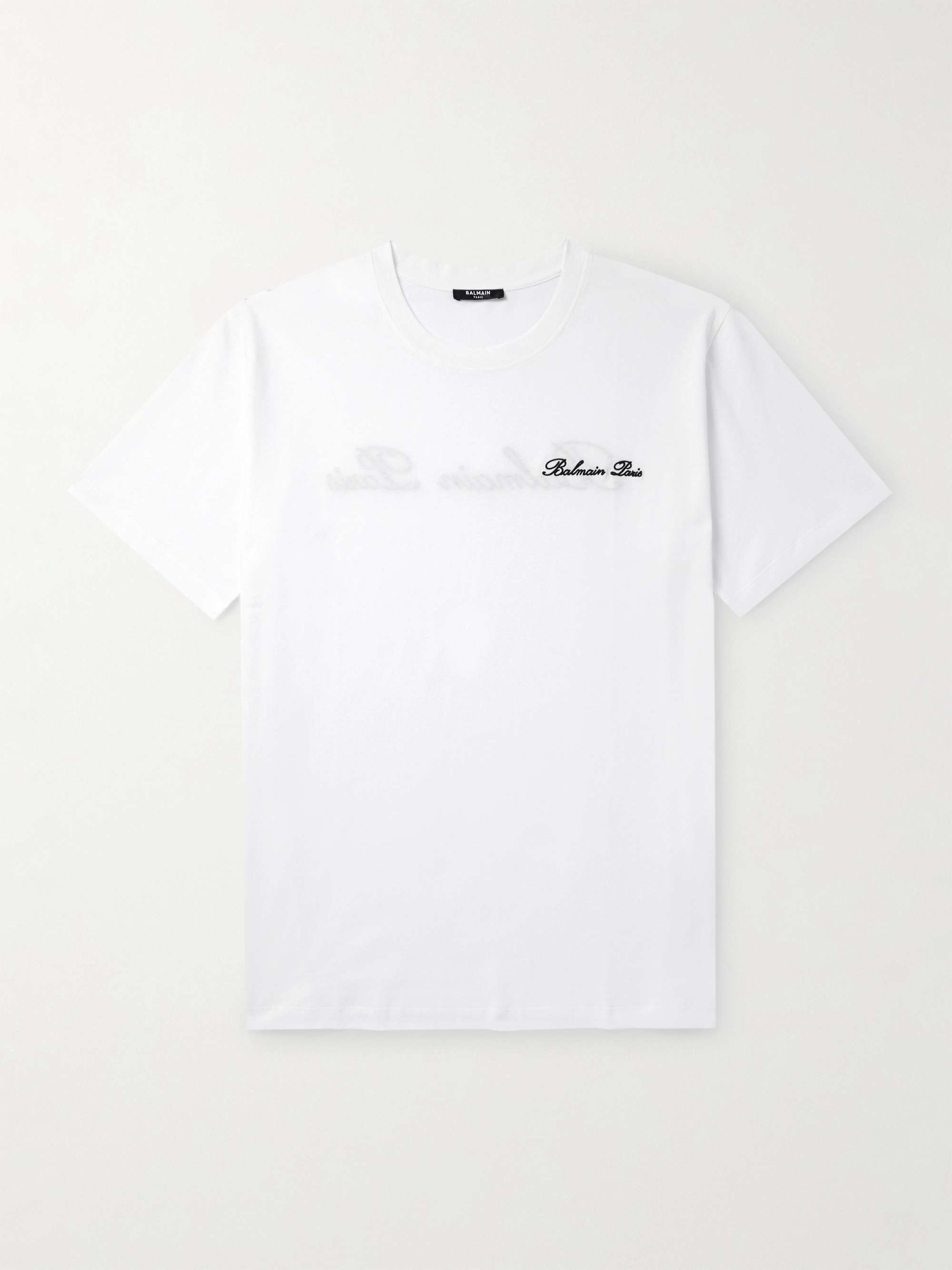 Balmain white t shirt deals