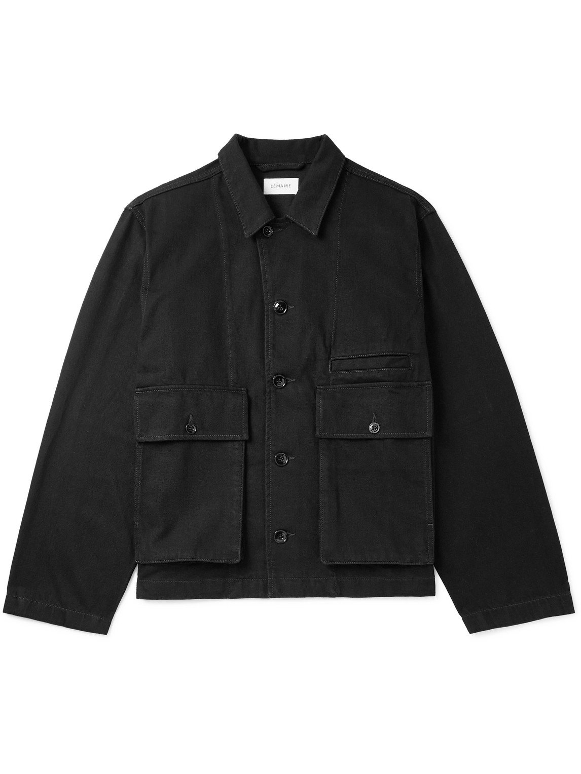 Lemaire Denim Jacket In Black