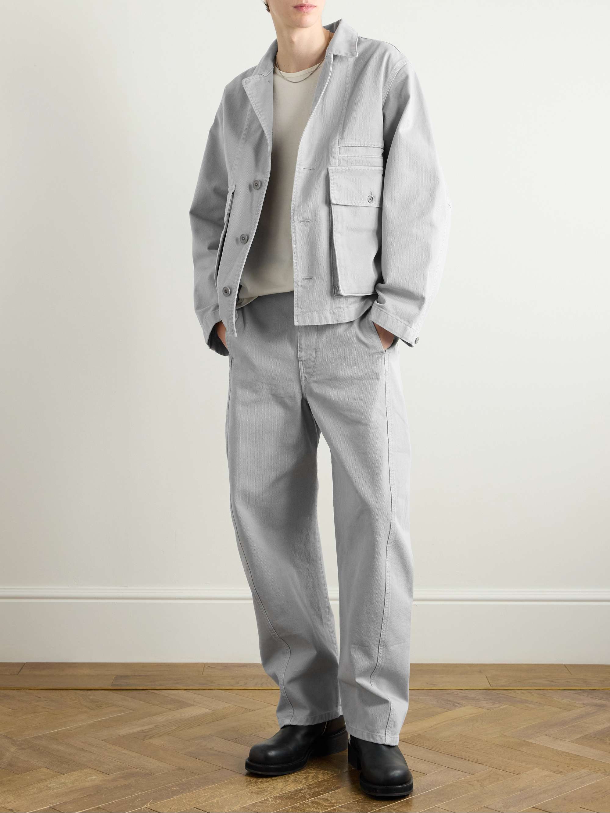 LEMAIRE Twisted Tapered Belted Jeans for Men | MR PORTER