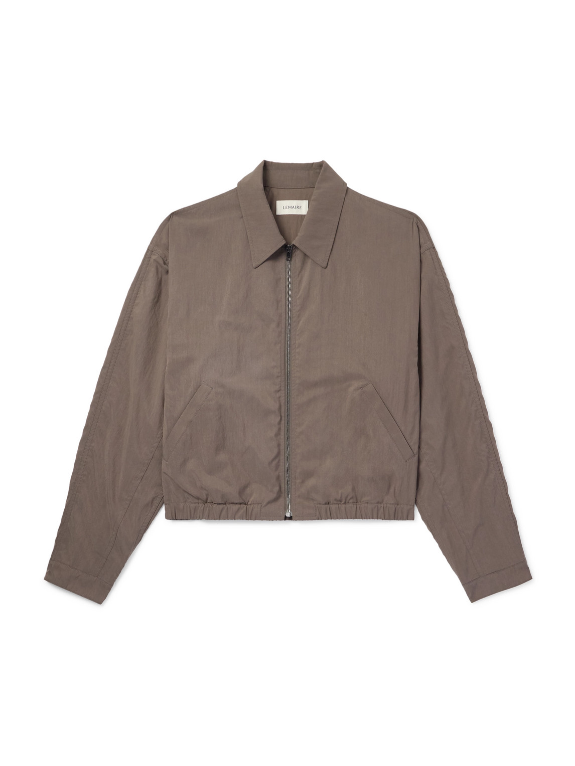 LEMAIRE - Cropped Lyocell-Blend Blouson Jacket - Curated Menswear