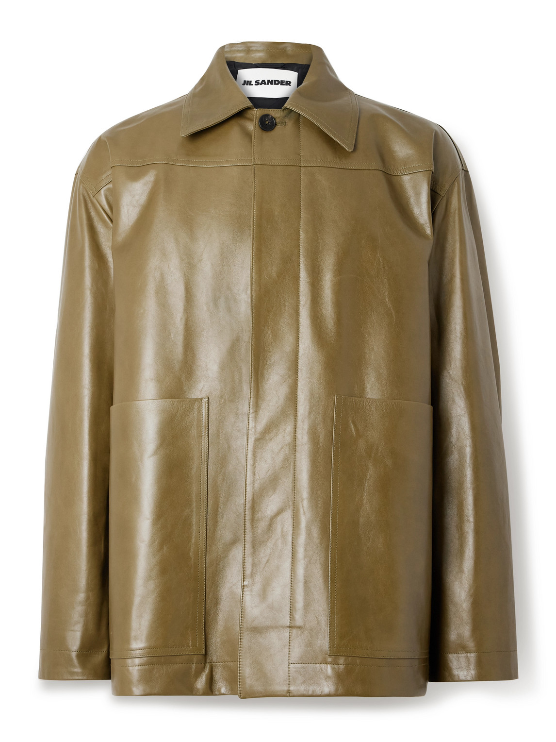 Oversized Leather Jacket
