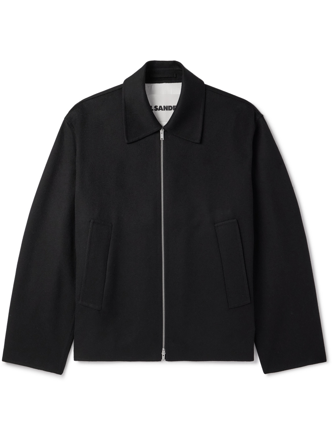 Brushed-Cashmere Blouson Jacket
