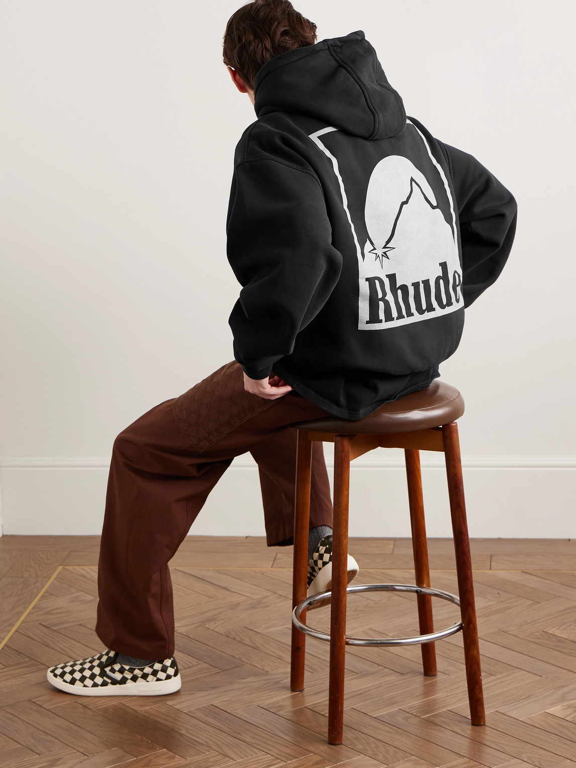 トップス Rhude Moonlight Tropics Hoodie M Rhude Moonlight Tropics Hoodie Black - Beachim