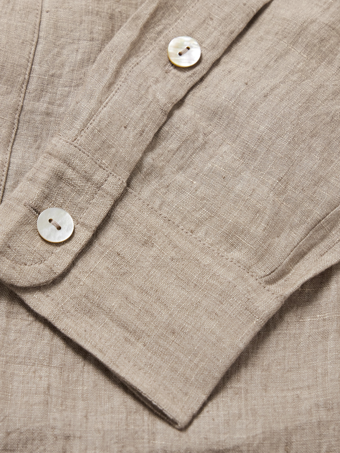 KARTIK RESEARCH EMBROIDERED LINEN SHIRT
