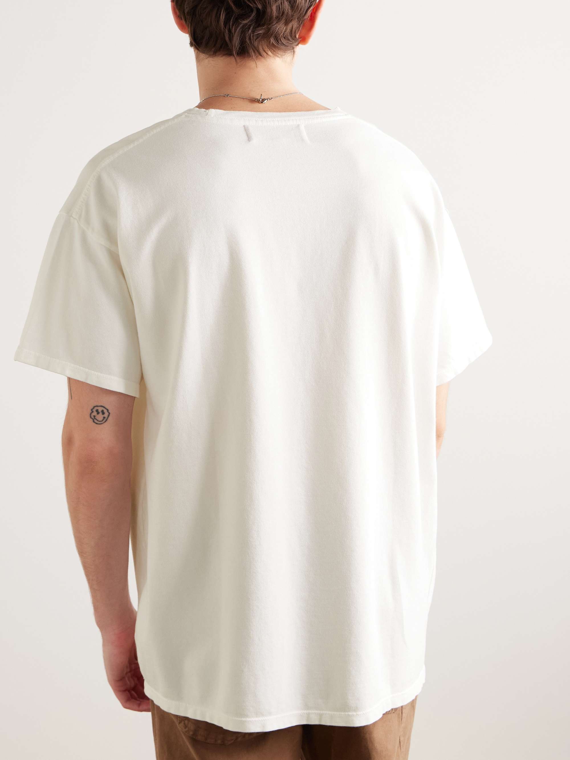 THE ELDER STATESMAN Cotton and Cashmere-Blend Jersey T-Shirt