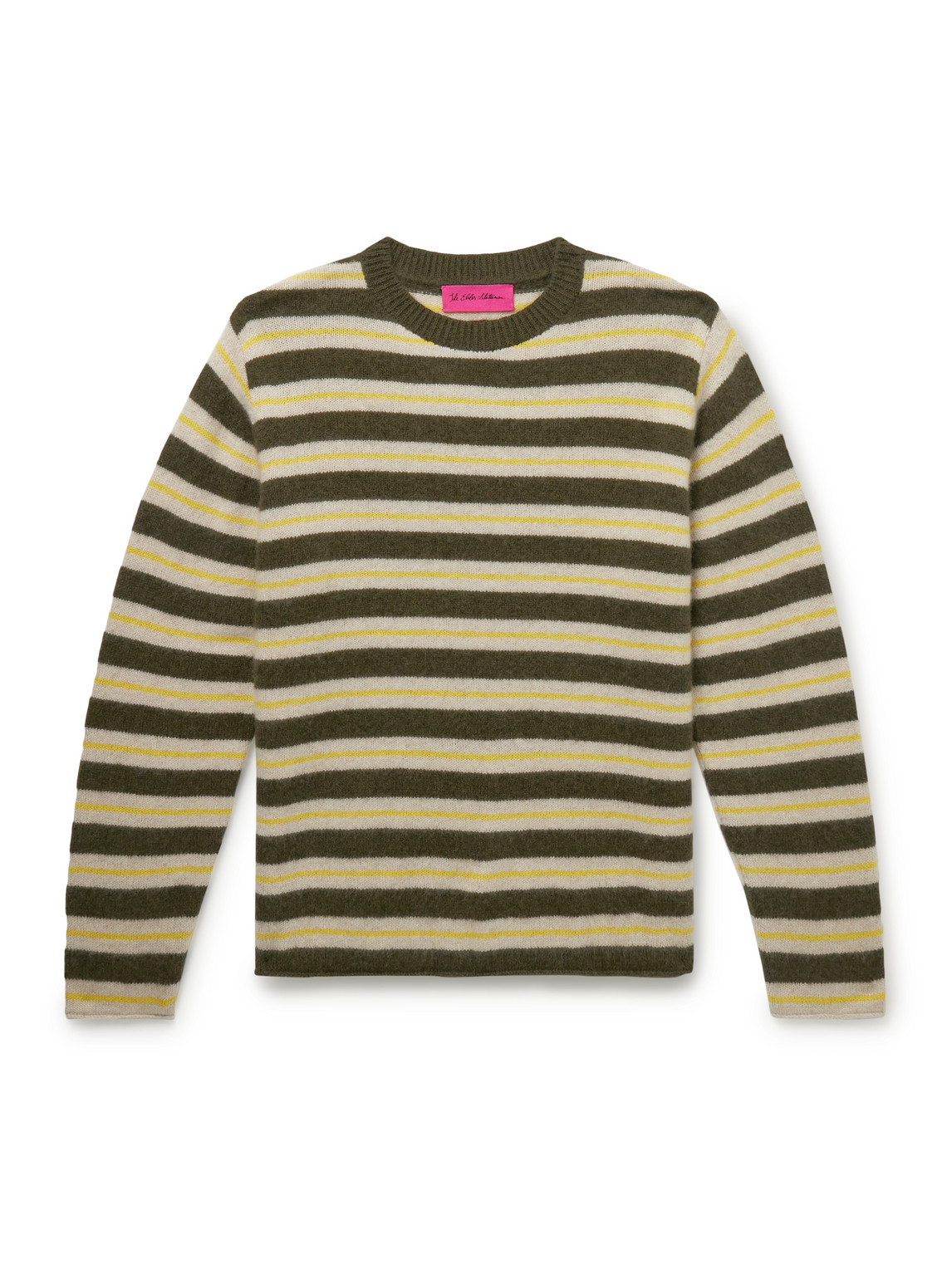 The Elder Statesman Sinful Striped Cashmere Sweater In Multi