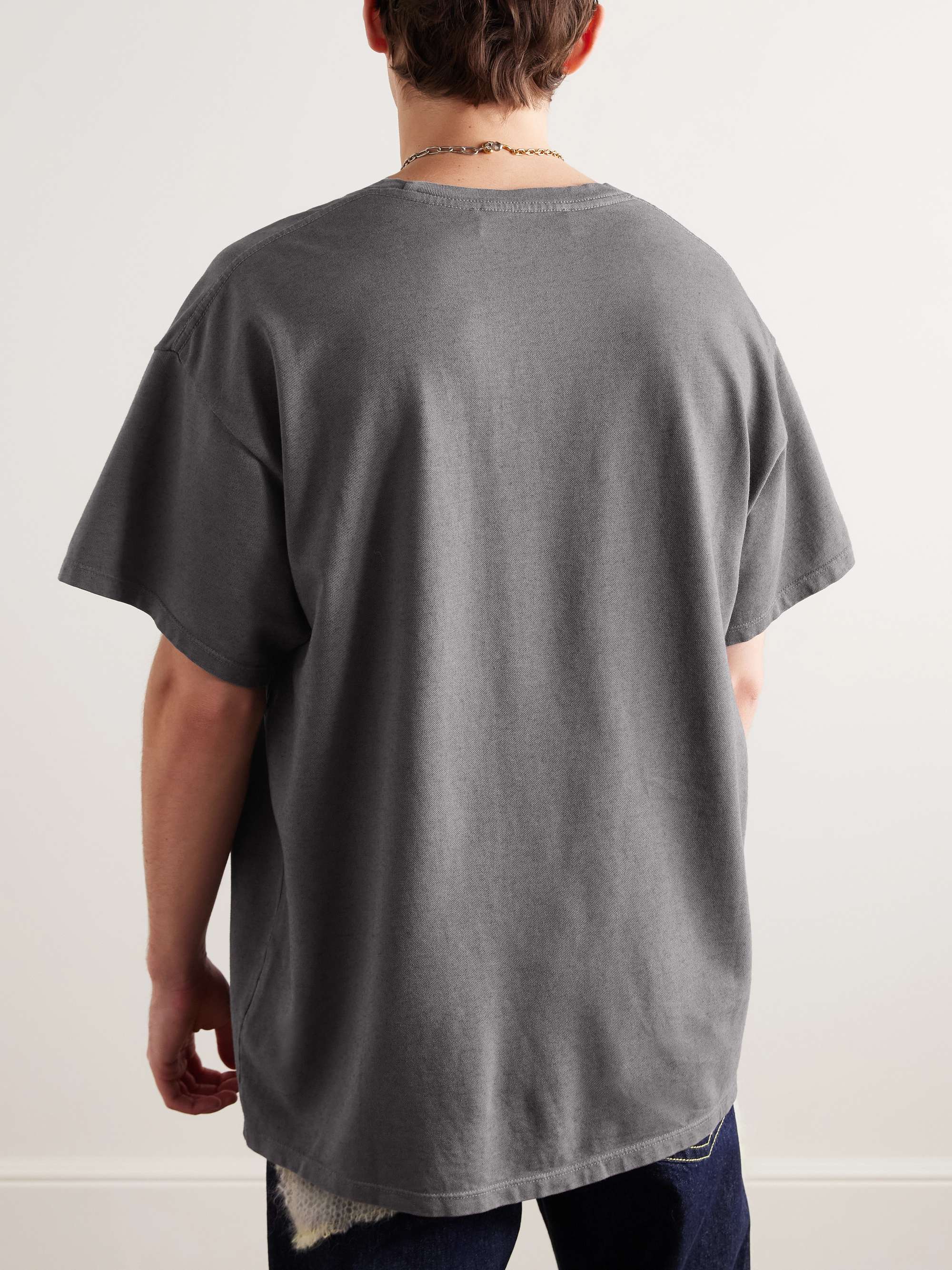 THE ELDER STATESMAN Cotton and Cashmere-Blend Jersey T-Shirt