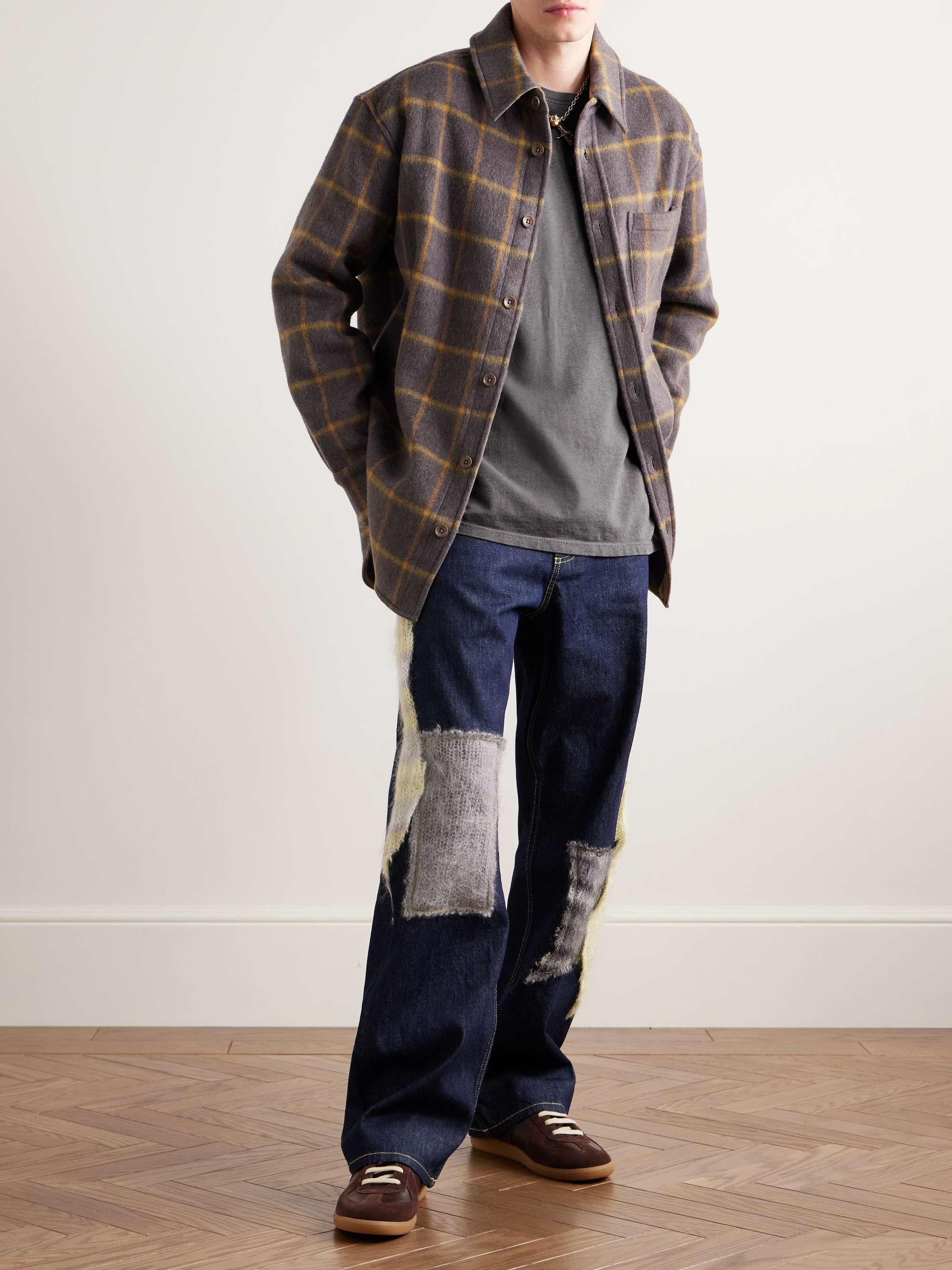 THE ELDER STATESMAN Cotton and Cashmere-Blend Jersey T-Shirt