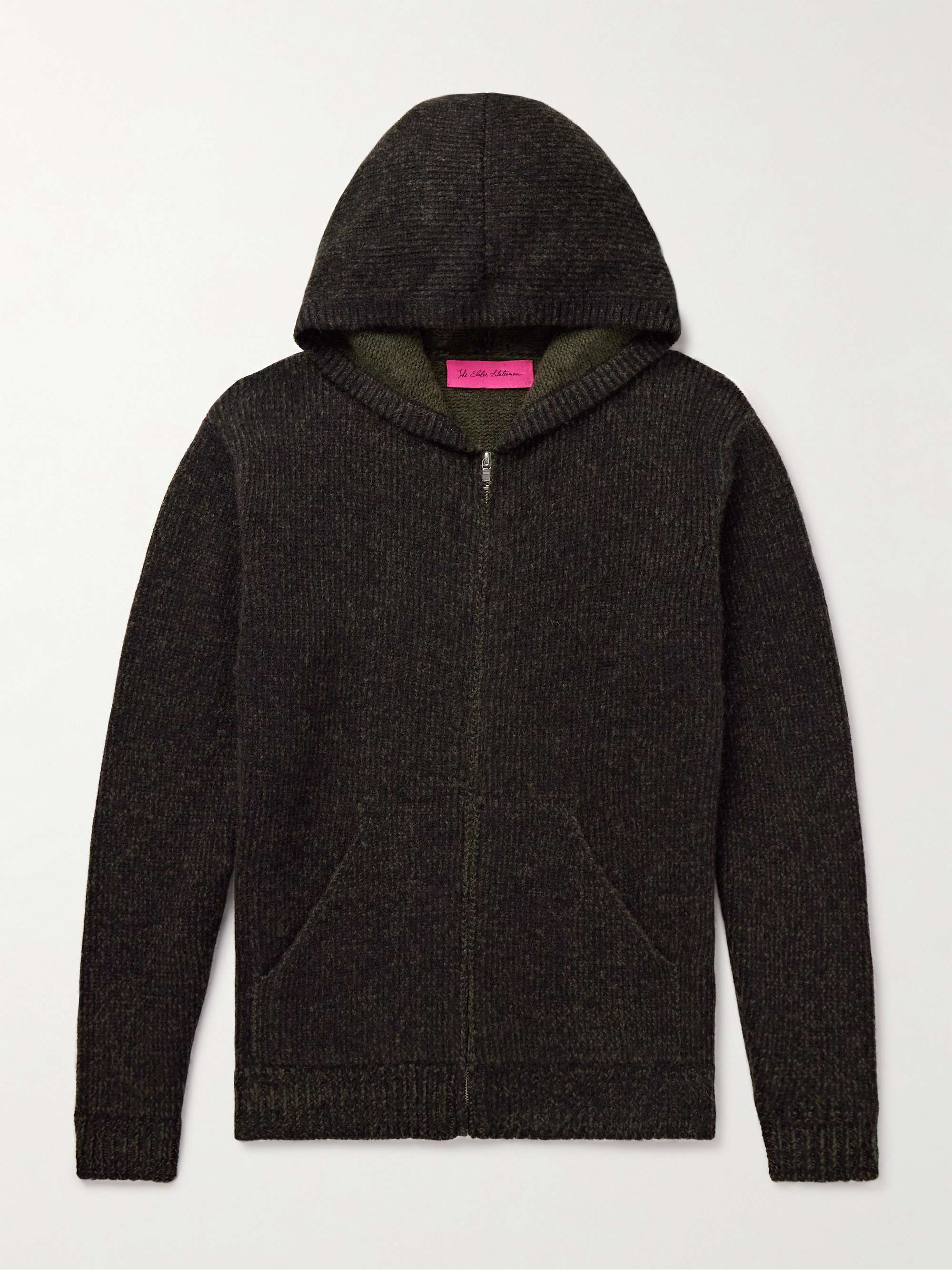 Cashmere Zip Up Hoodie