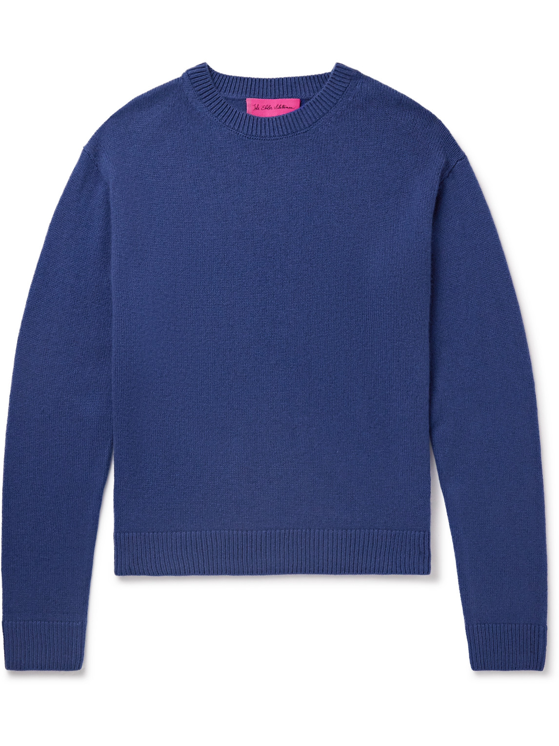 The Elder Statesman Cashmere Sweater In Blue