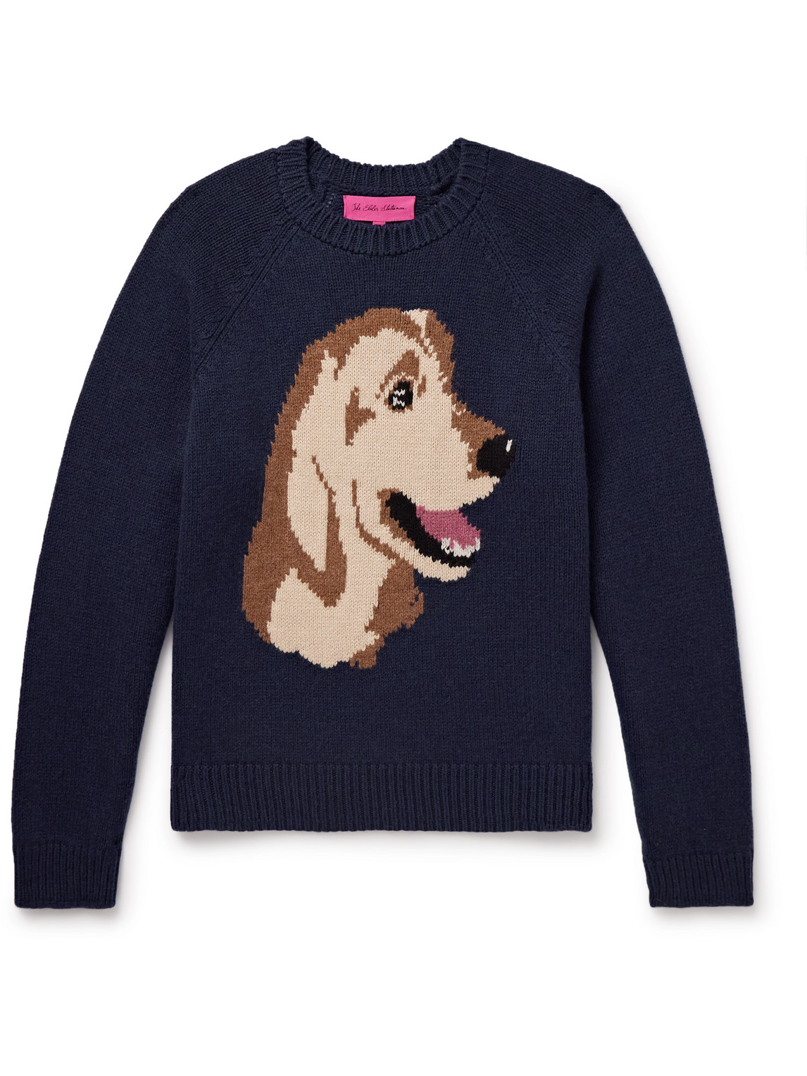 Intarsia Cashmere Sweater