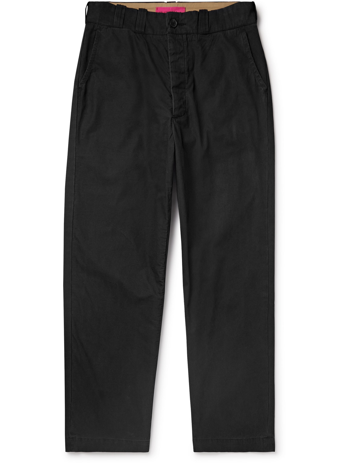 Norm Straight-Leg Cotton Trousers