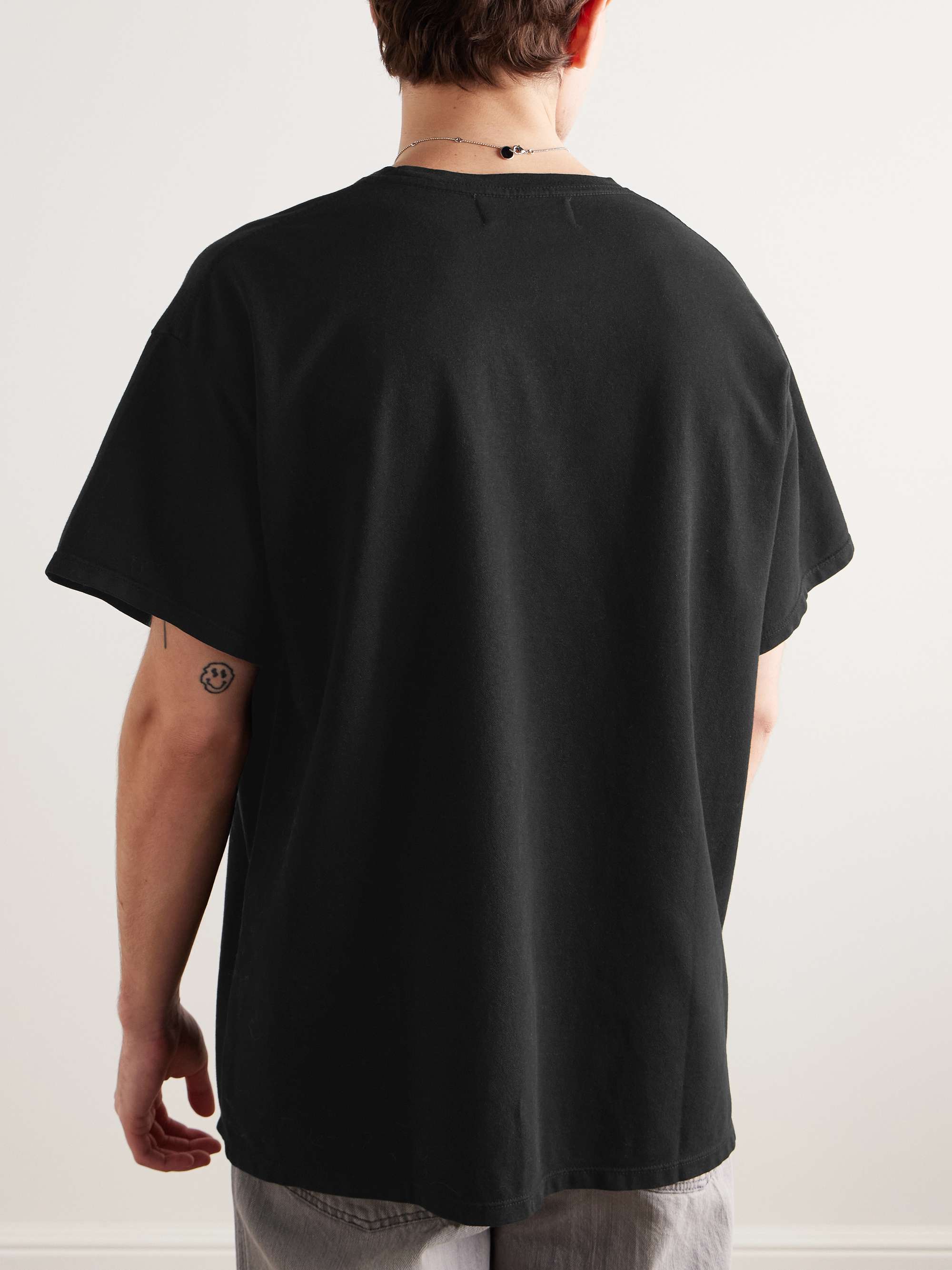 THE ELDER STATESMAN Cotton and Cashmere-Blend Jersey T-Shirt