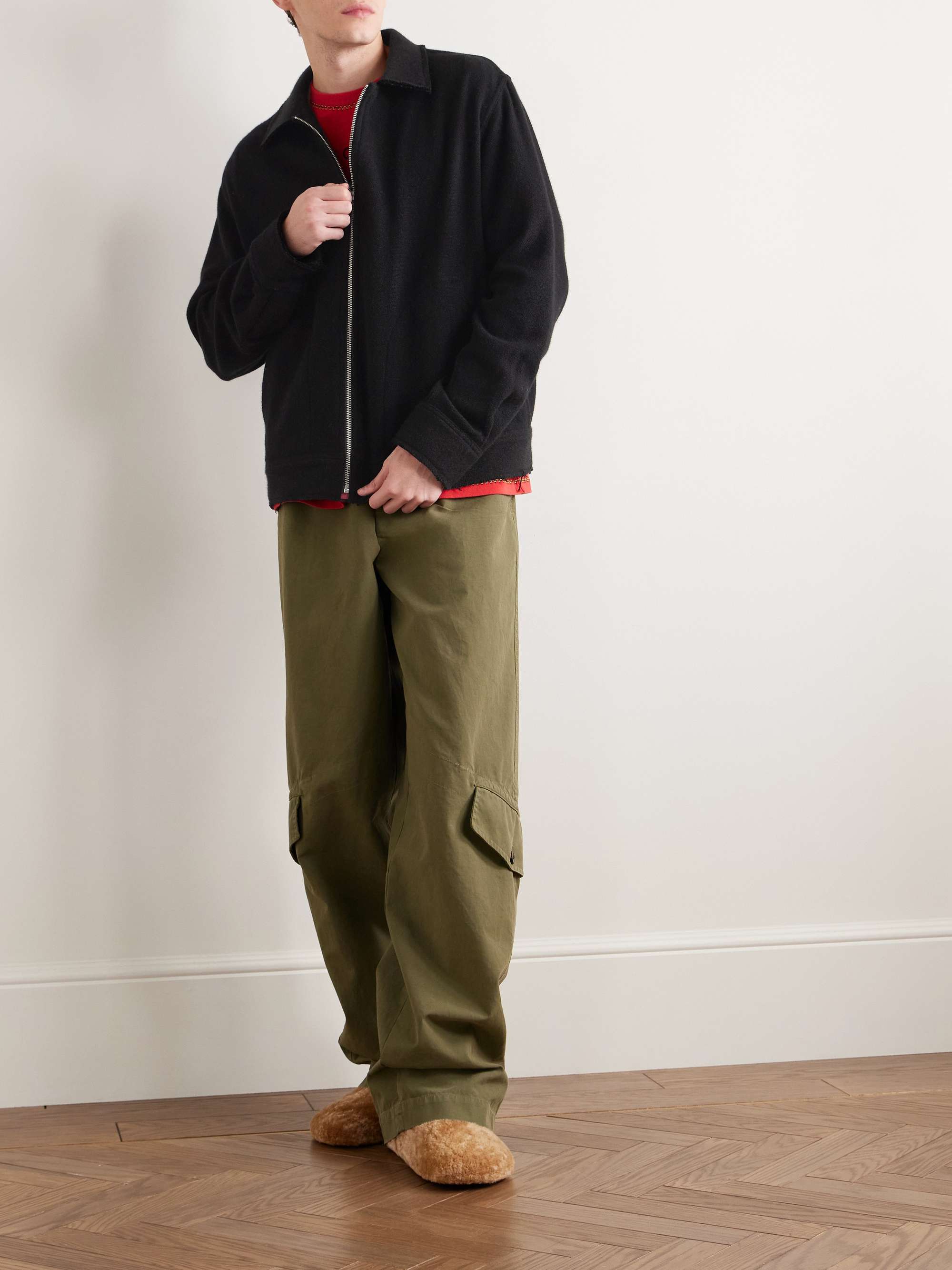 Black Ronan Wool-Twill Blouson Jacket | THE ROW | MR PORTER