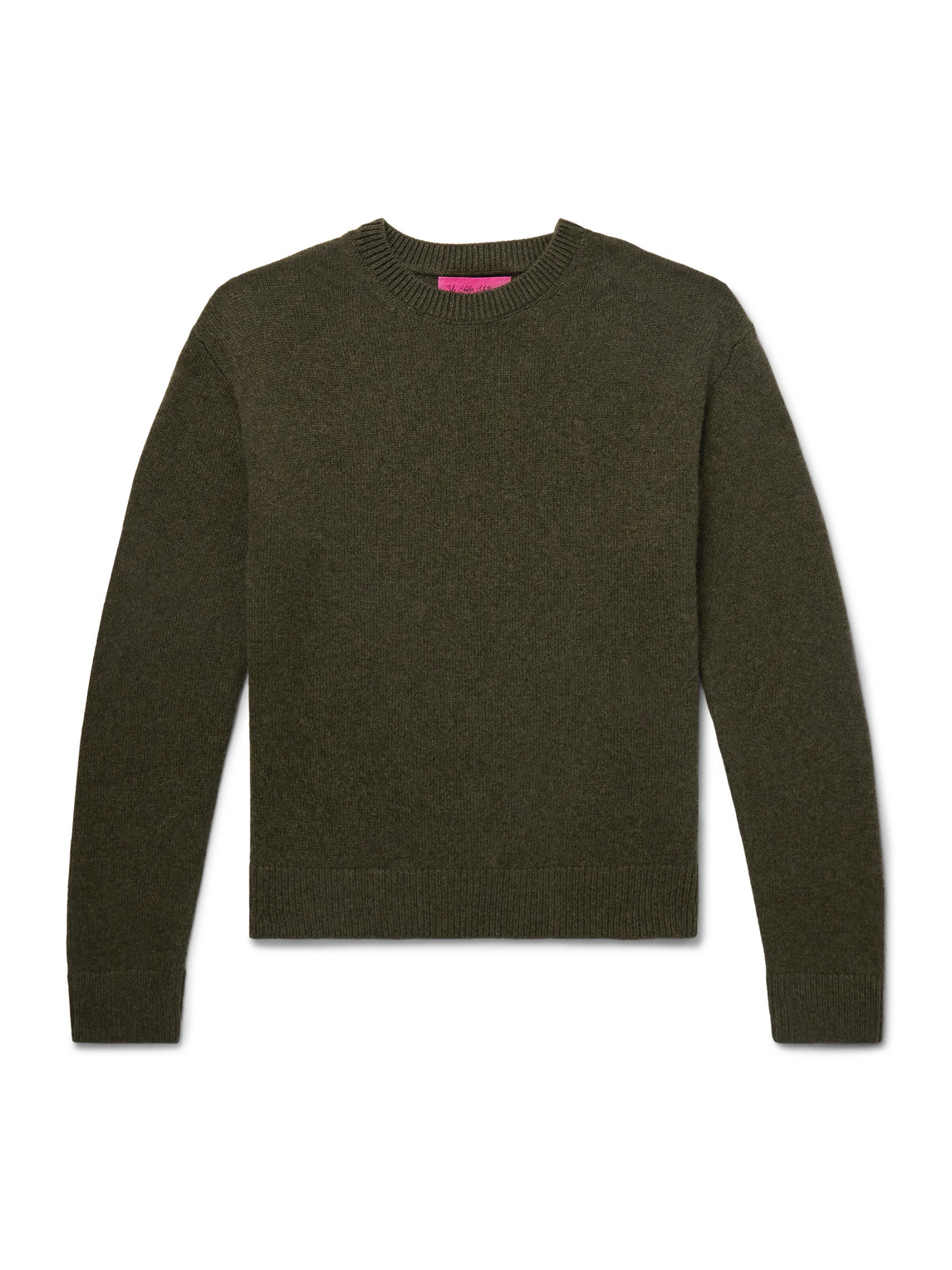 The Elder Statesman Cashmere Sweater In Green