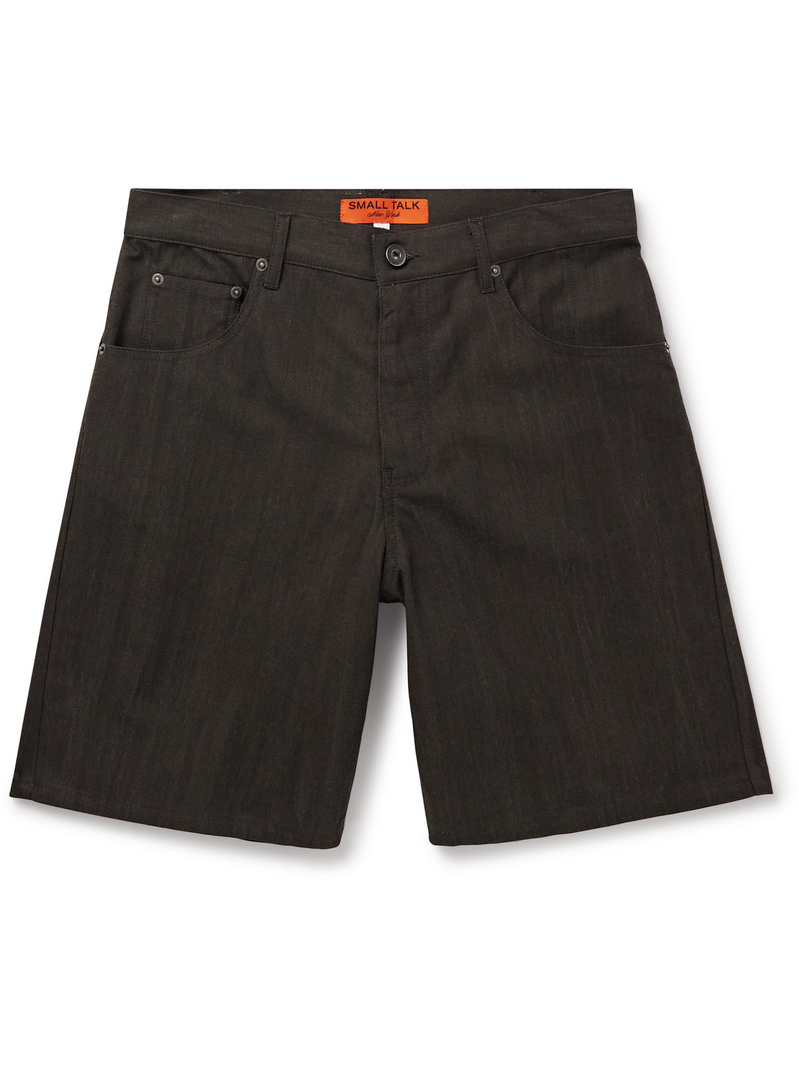 Straight-Leg Cotton-Canvas Shorts