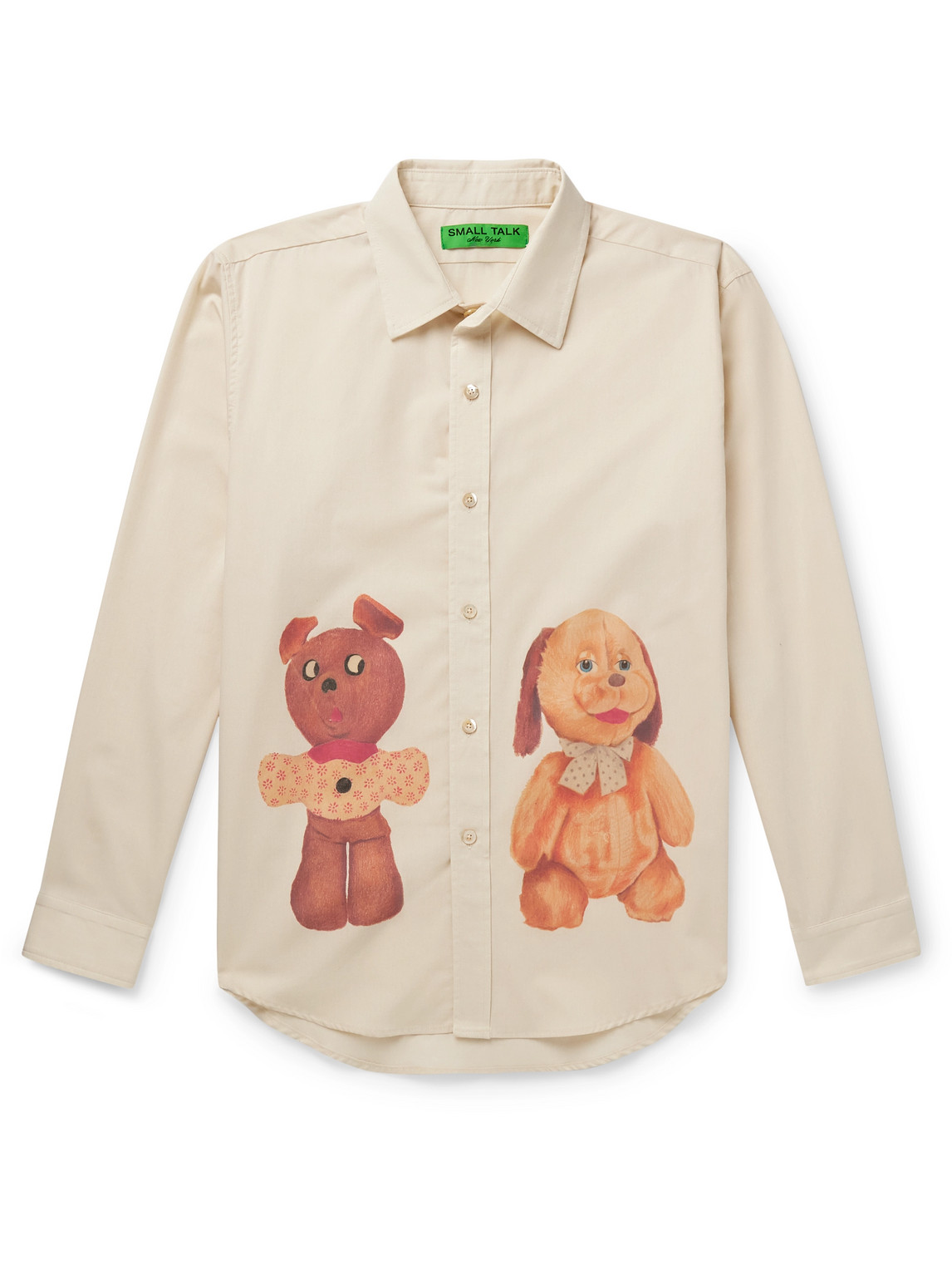 Printed Cotton-Poplin Shirt