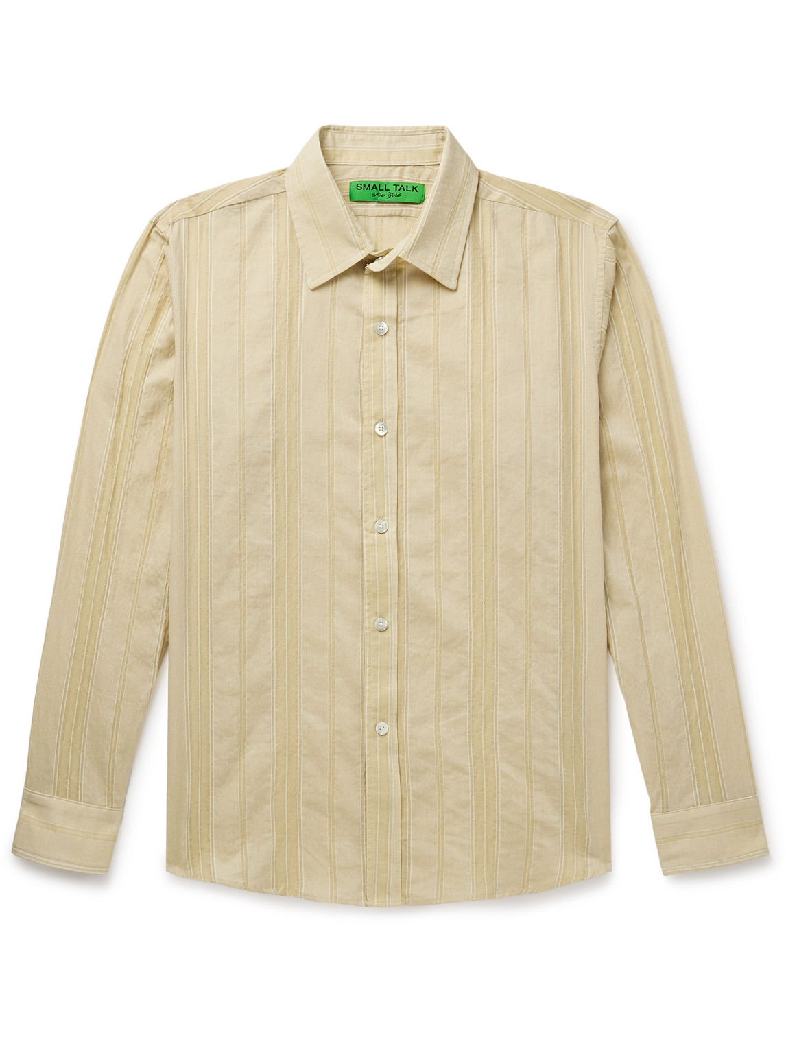 Striped Cotton-Voile Shirt