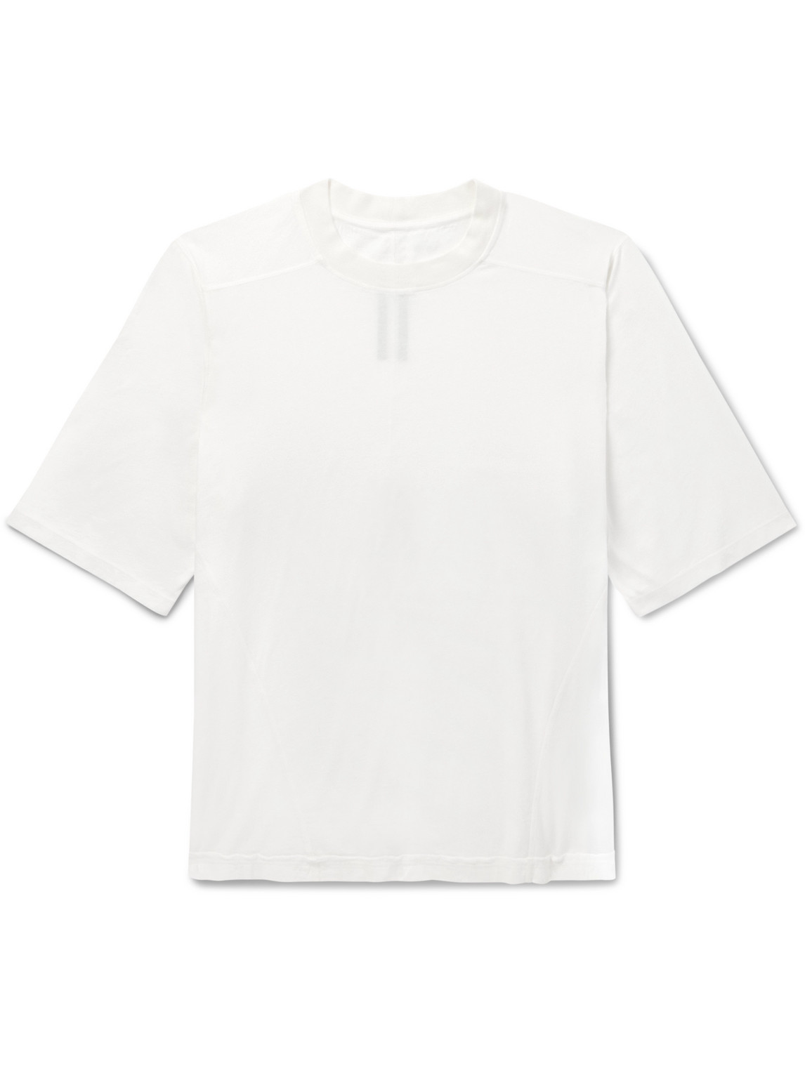 Shop Rick Owens Drkshdw Walrus Garment-dyed Cotton-jersey T-shirt In White