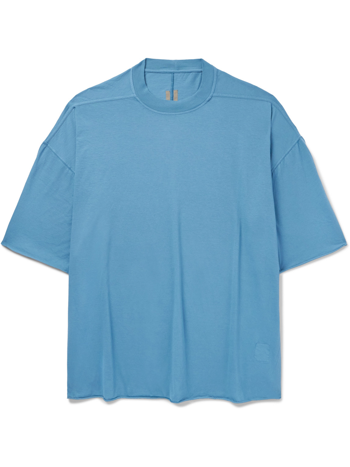 Rick Owens Drkshdw Tommy Cotton-jersey T-shirt In Blue