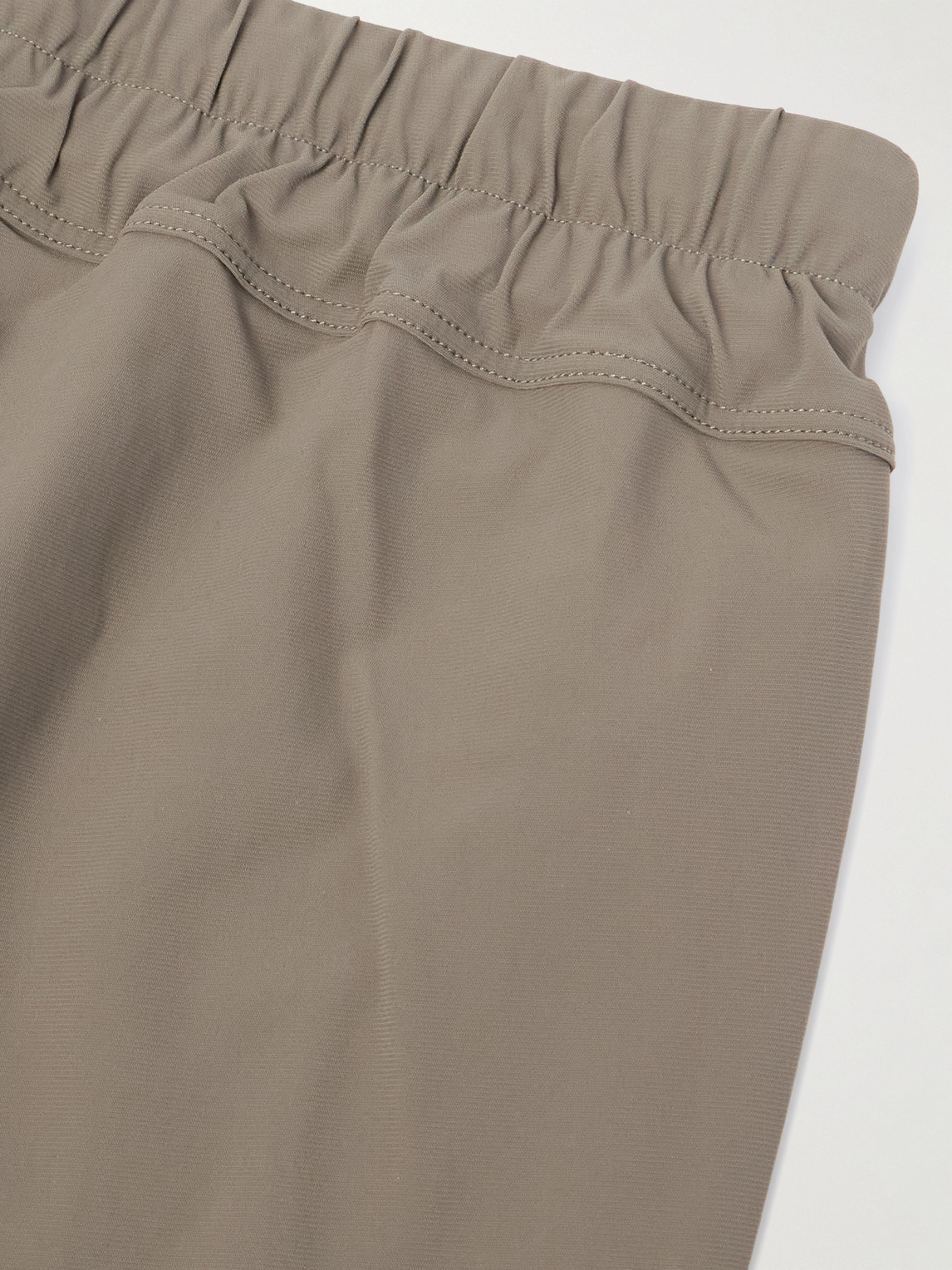 Rick Owens Straight-leg Short-length Swim Shorts In Brown