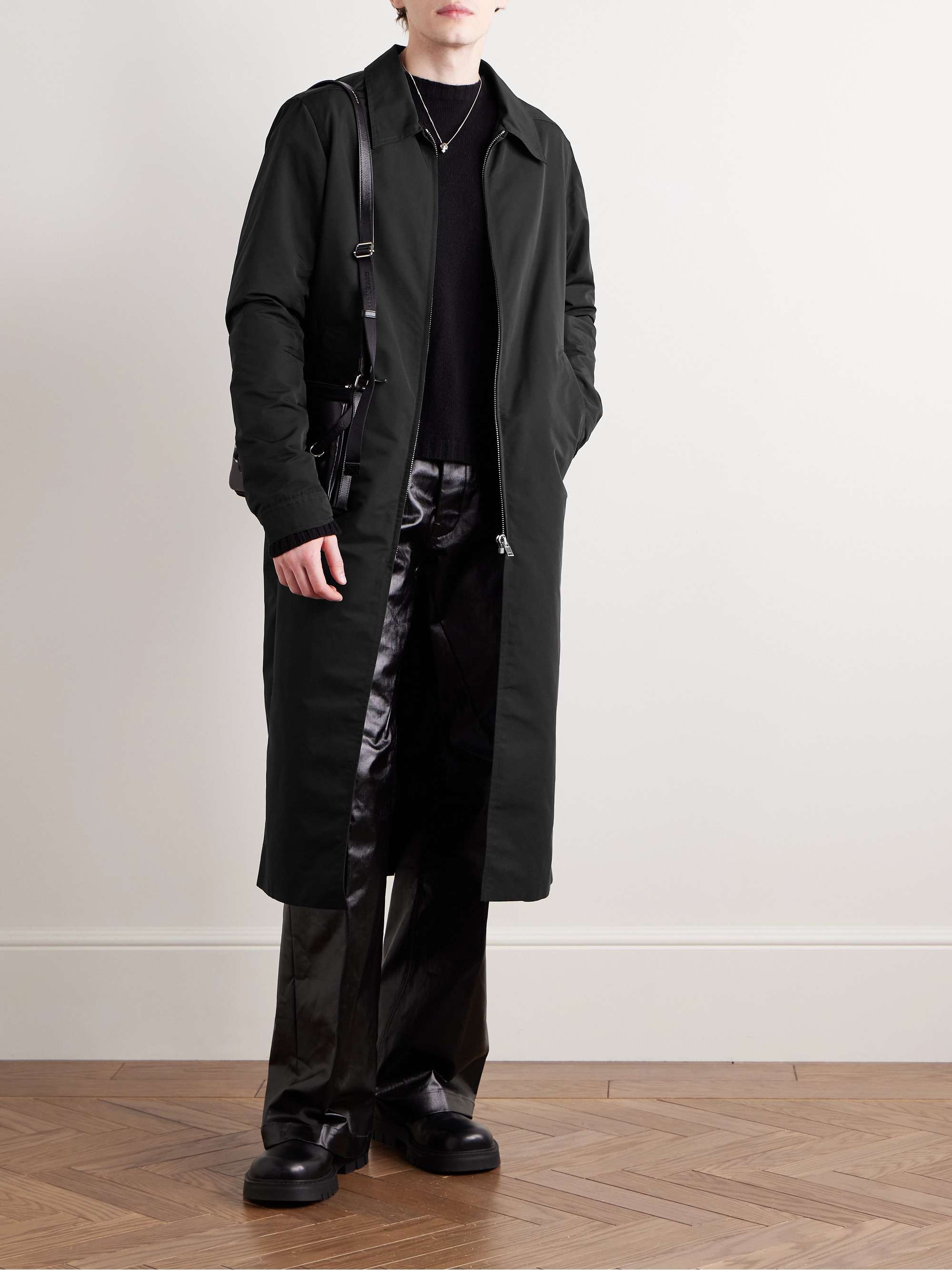 Black Brad Shell Coat | RICK OWENS | MR PORTER Black Brad Shell Coat | RICK OWENS | MR PORTER