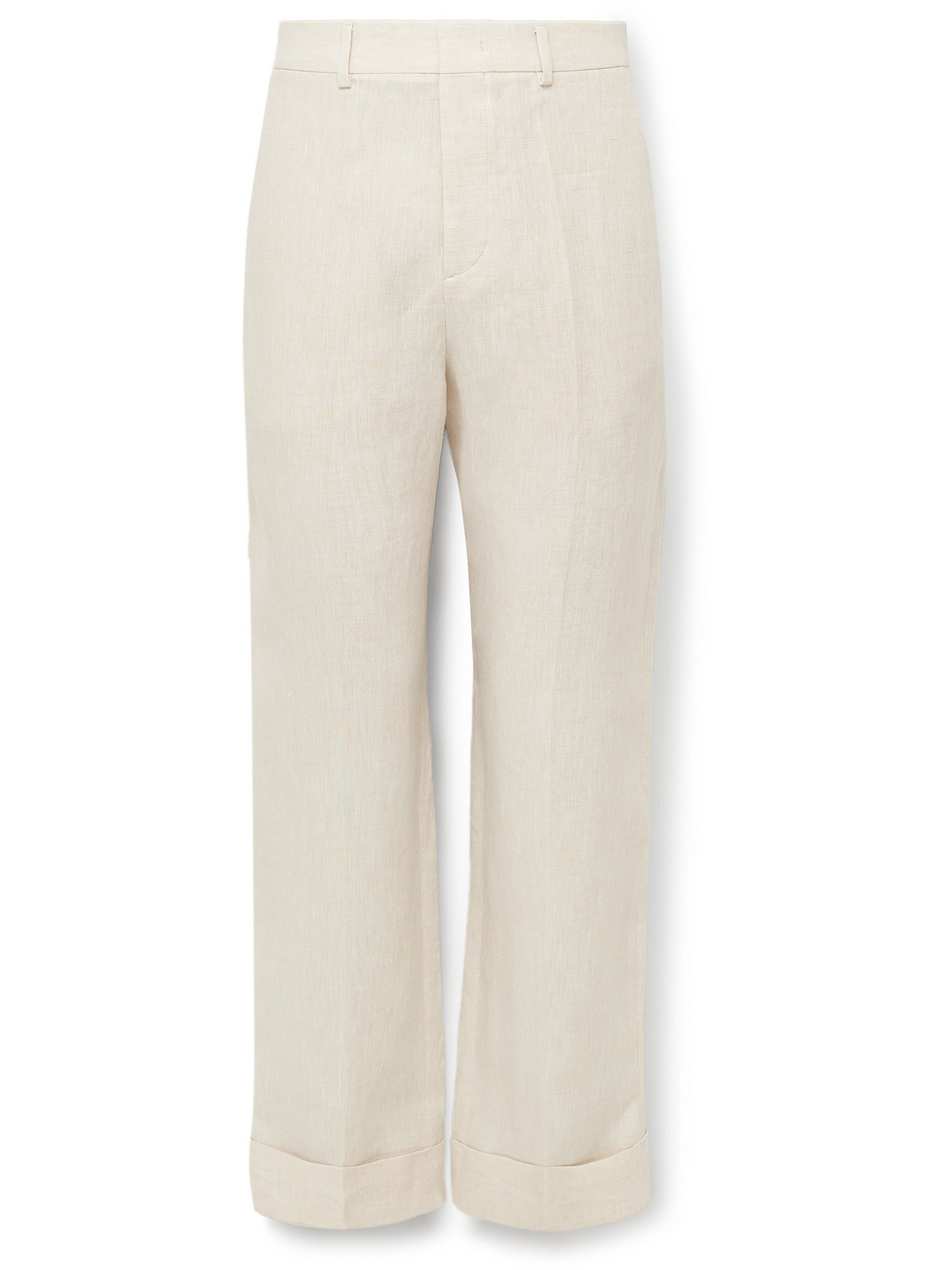 Valentino Garavani Tapered Linen Trousers - Men