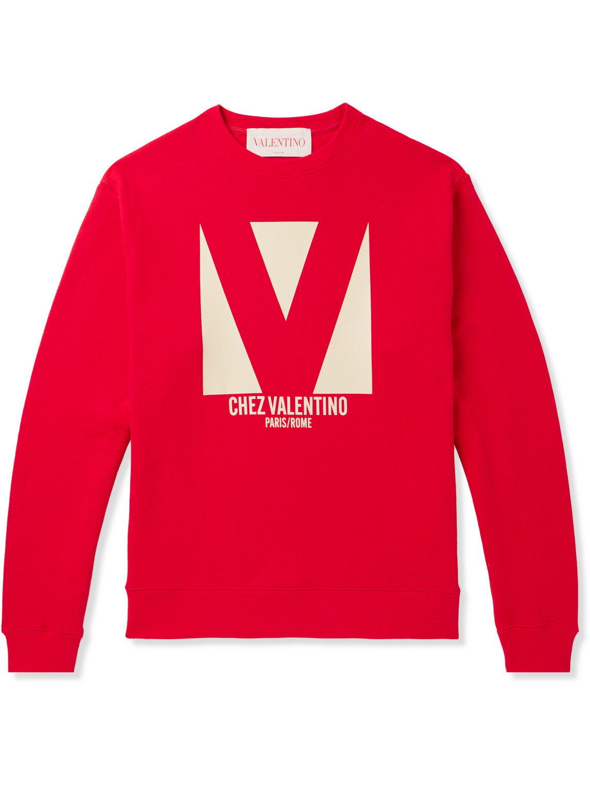 Valentino Sweatshirt Man In Red
