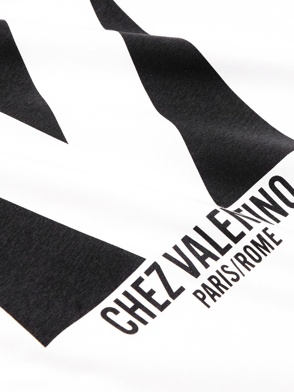 Shop Valentino Logo-print Cotton-jersey T-shirt In White