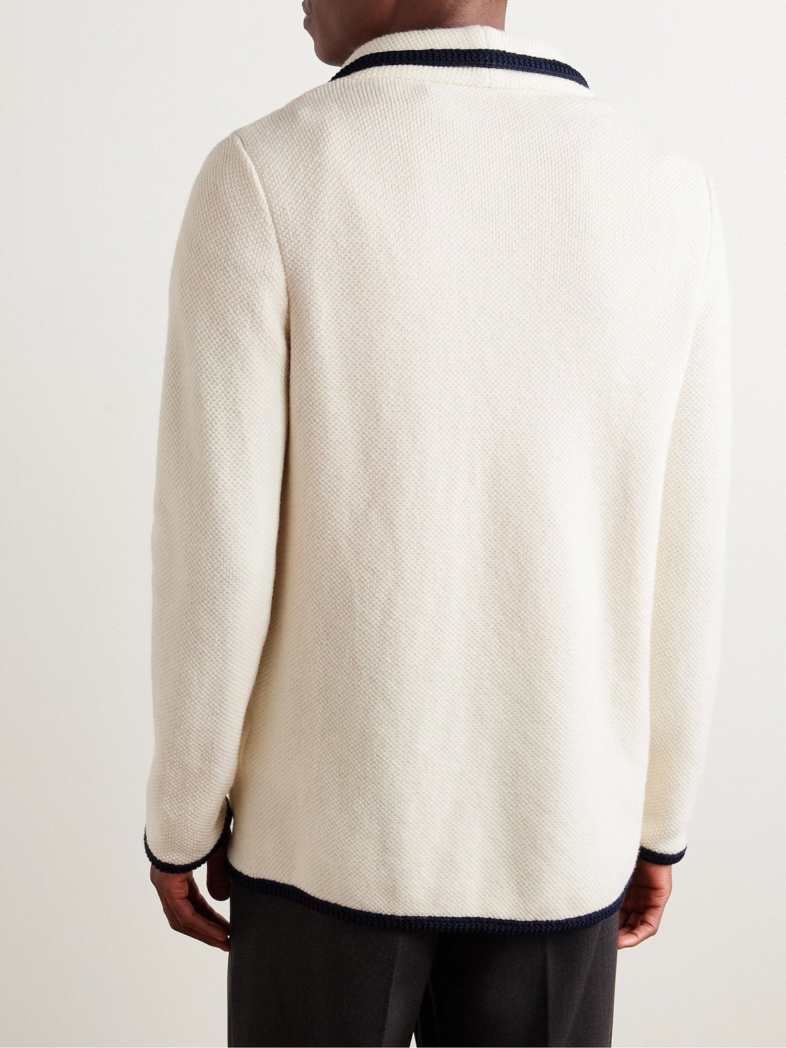 Valentino Men's Cotton And Wool Jacket In Neutrals