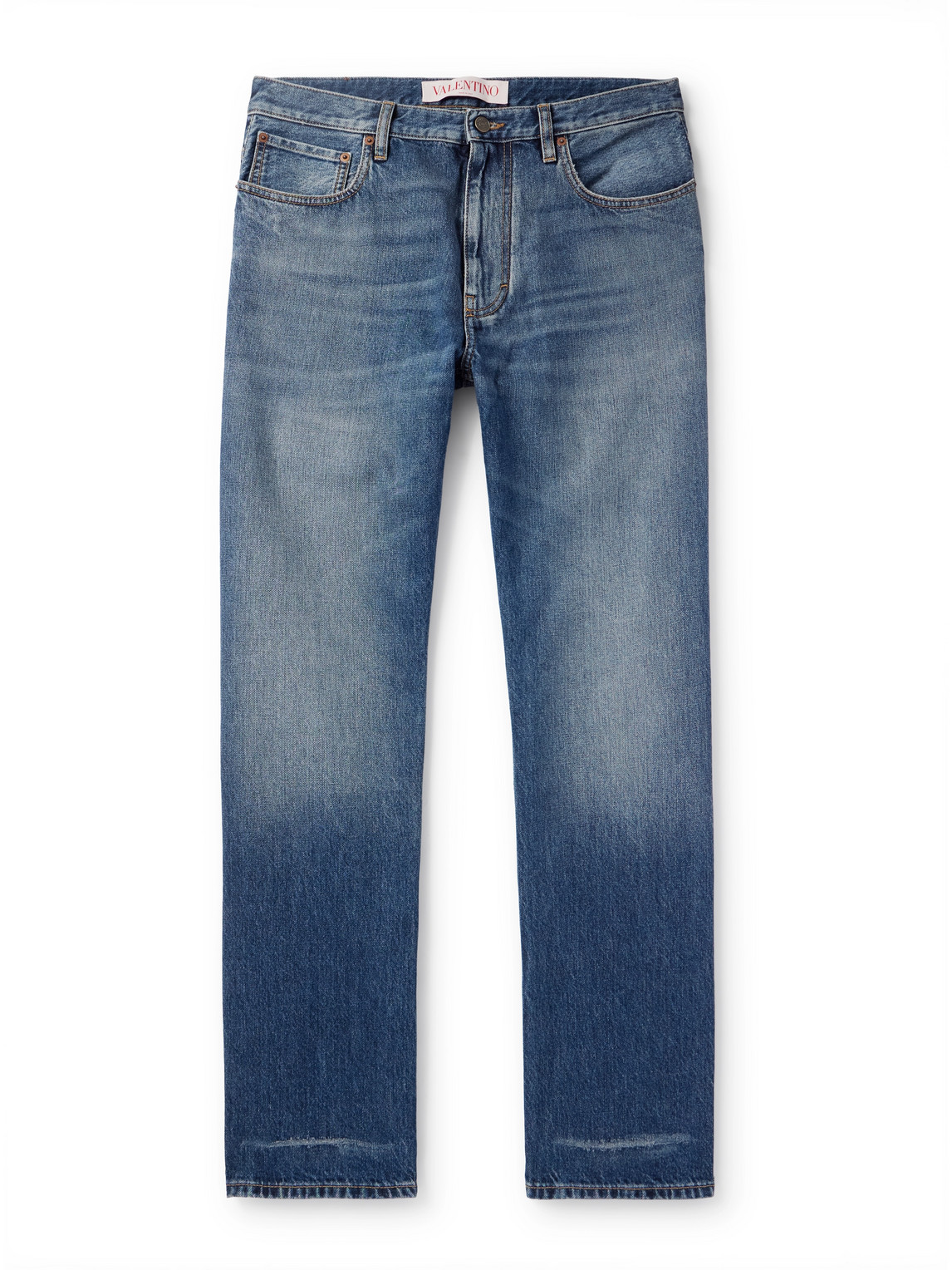 Valentino Straight-leg Jeans In Blue