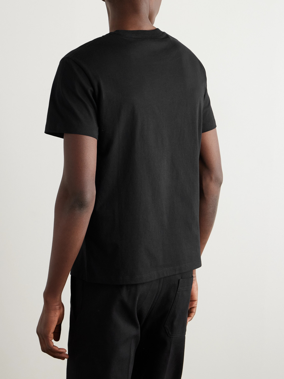 Valentino T-shirt With Signature Vlogo In Black