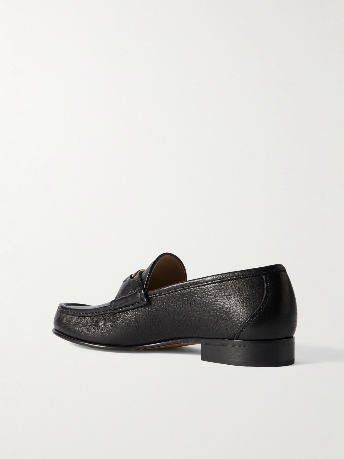 Valentino Garavani Vlogo Signature Black Loafer