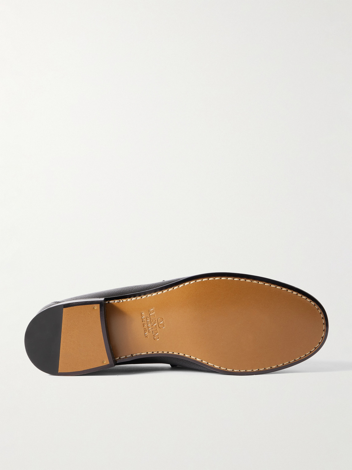 Valentino Garavani Vlogo Signature Black Loafer