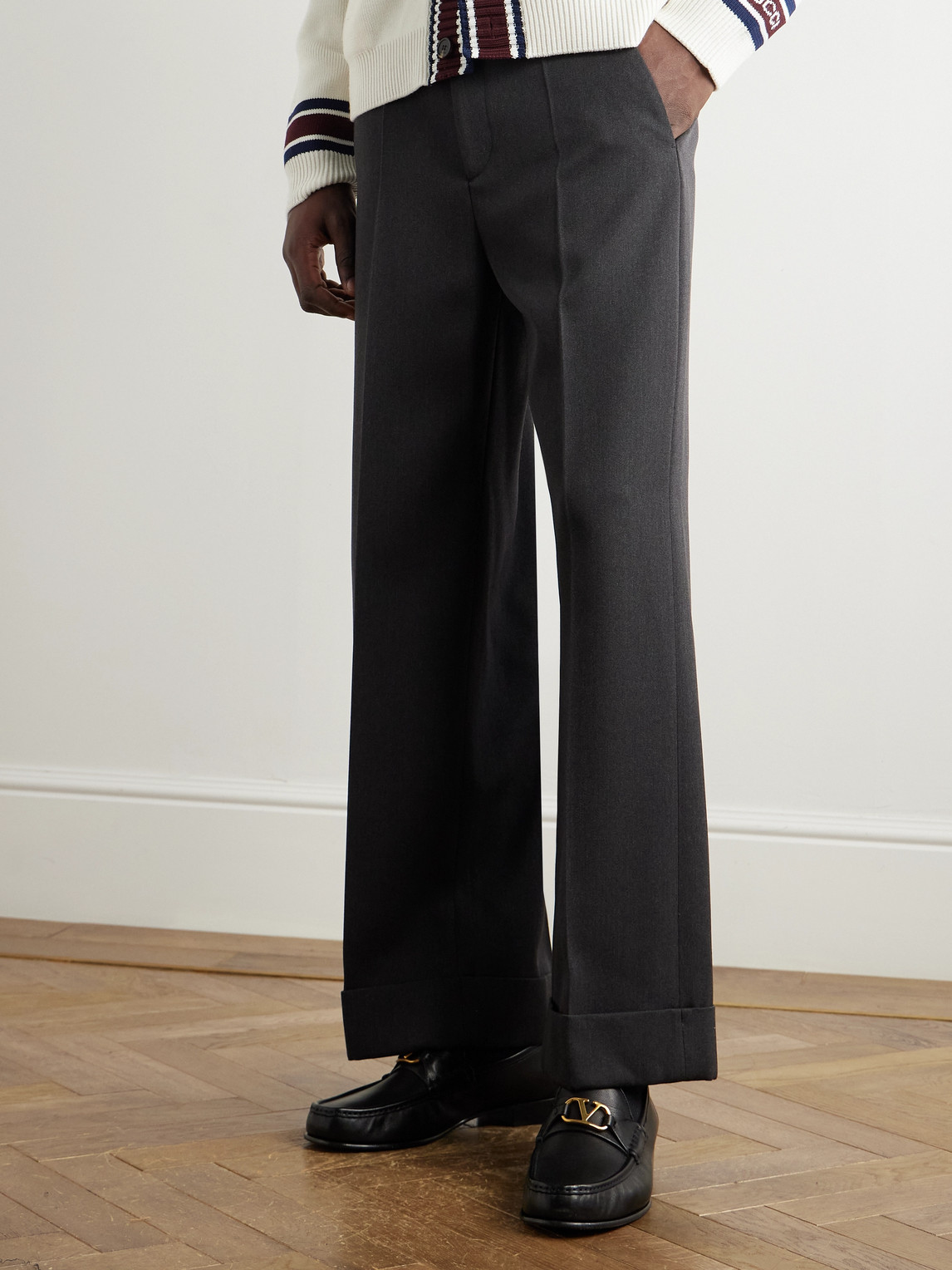 Valentino Garavani Vlogo Signature Black Loafer