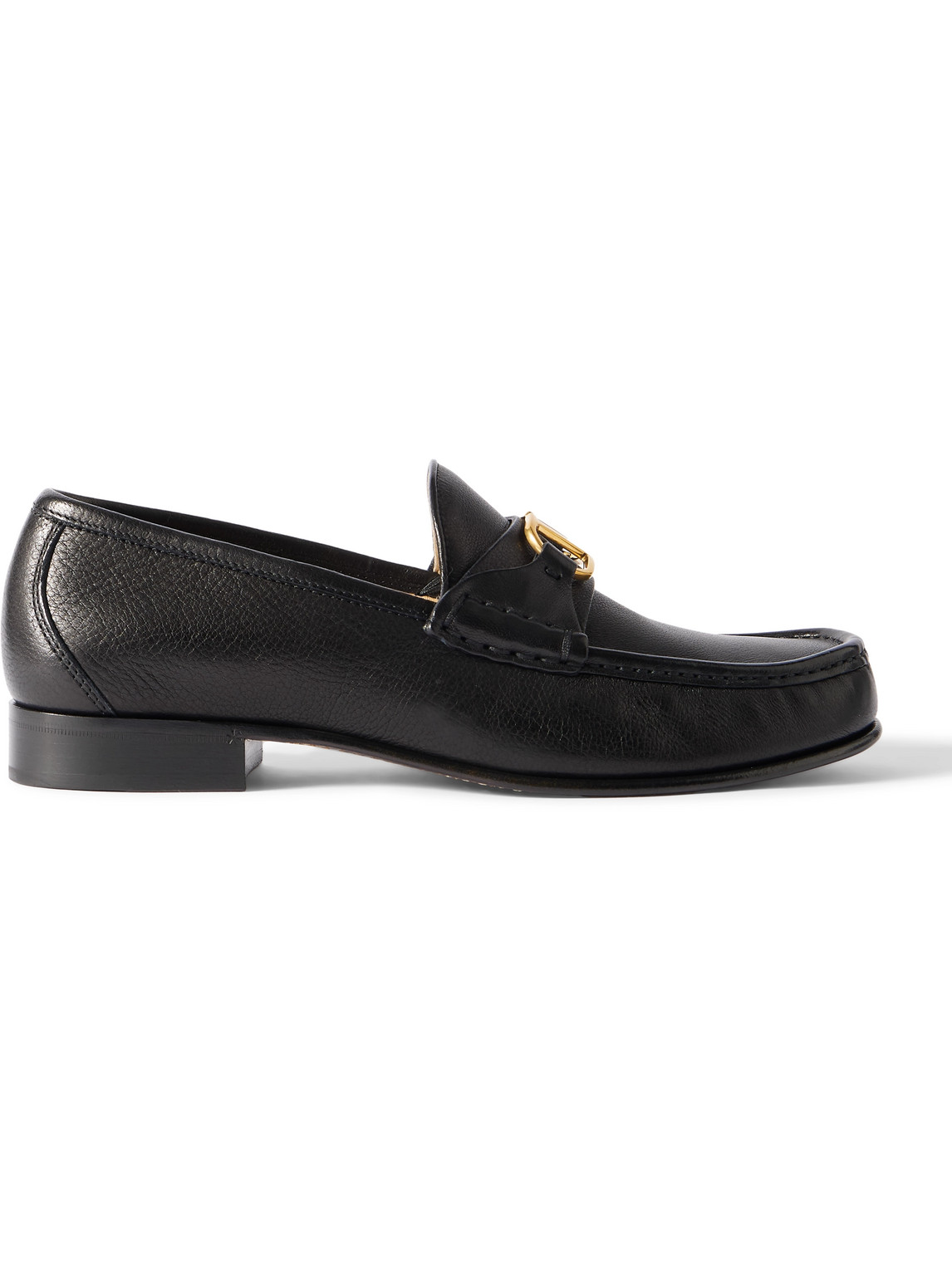 Valentino Garavani Vlogo Signature Black Loafer