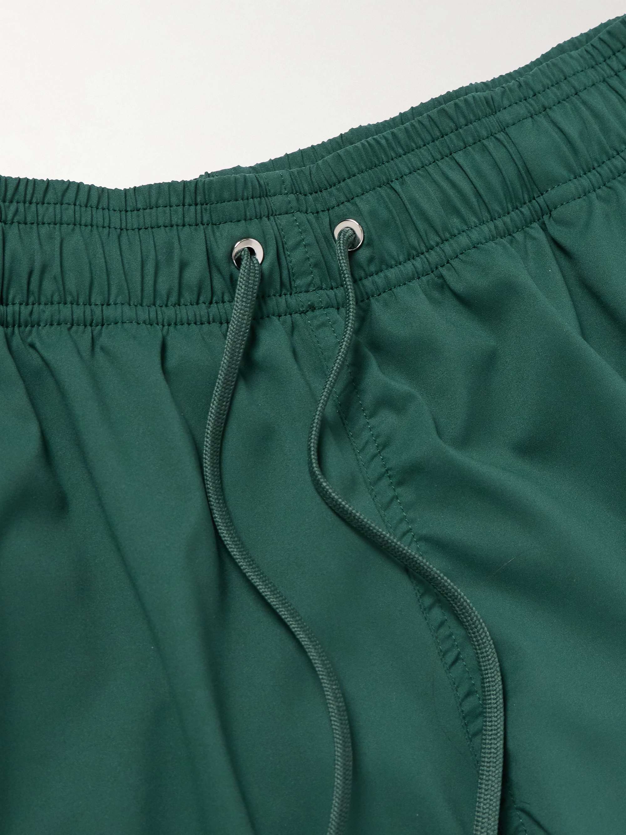 AMIRI Straight-Leg Mid-Length Logo-Print Swim Shorts for Men
