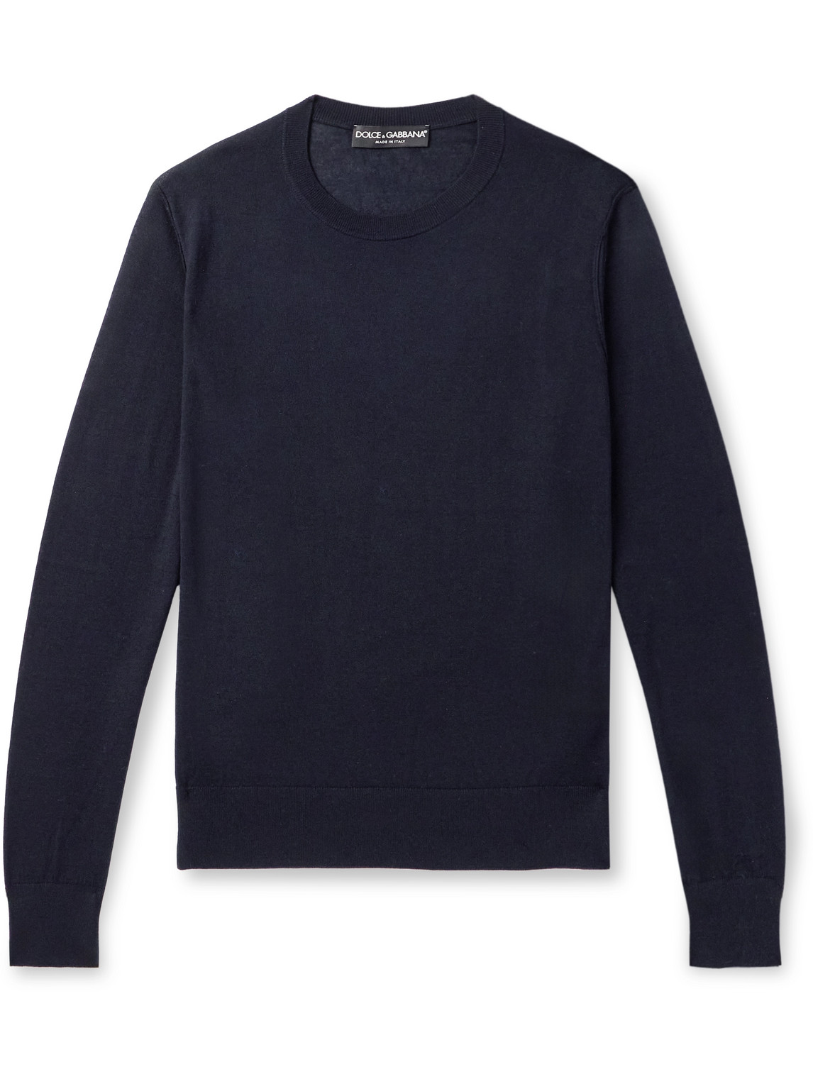 Dolce & Gabbana Cashmere Jumper In Blue