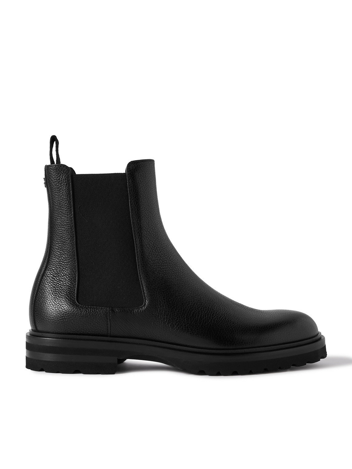 Dolce & Gabbana Leather Boots In Black