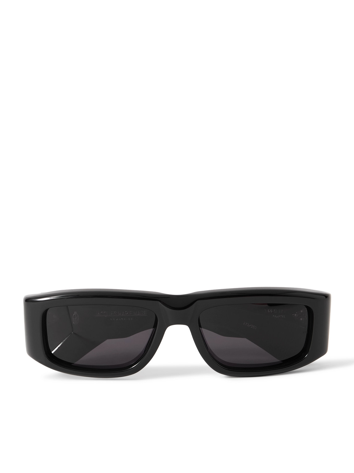 Jacques Marie Mage Romi Rectangular-frame Acetate Sunglasses In Black