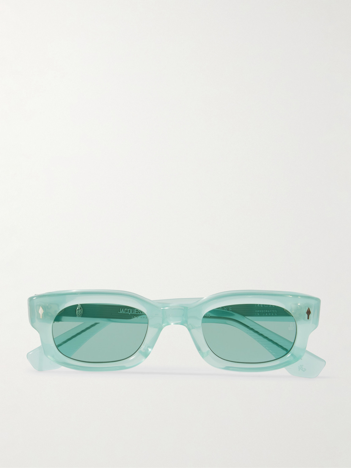 Jacques Marie Mage Whiskeyclone Rectangular-frame Acetate Sunglasses In Green