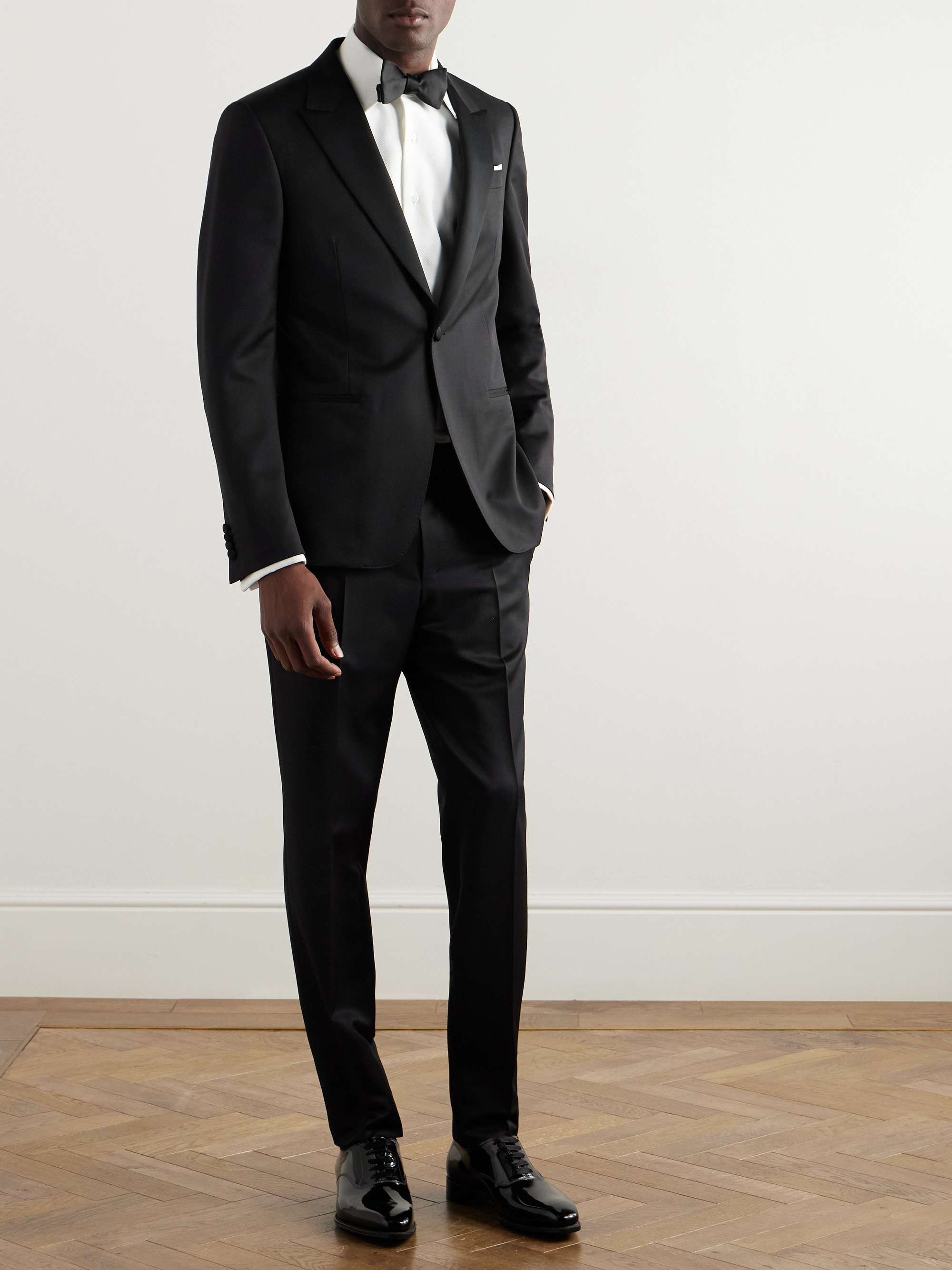Zegna tuxedo shirt hotsell