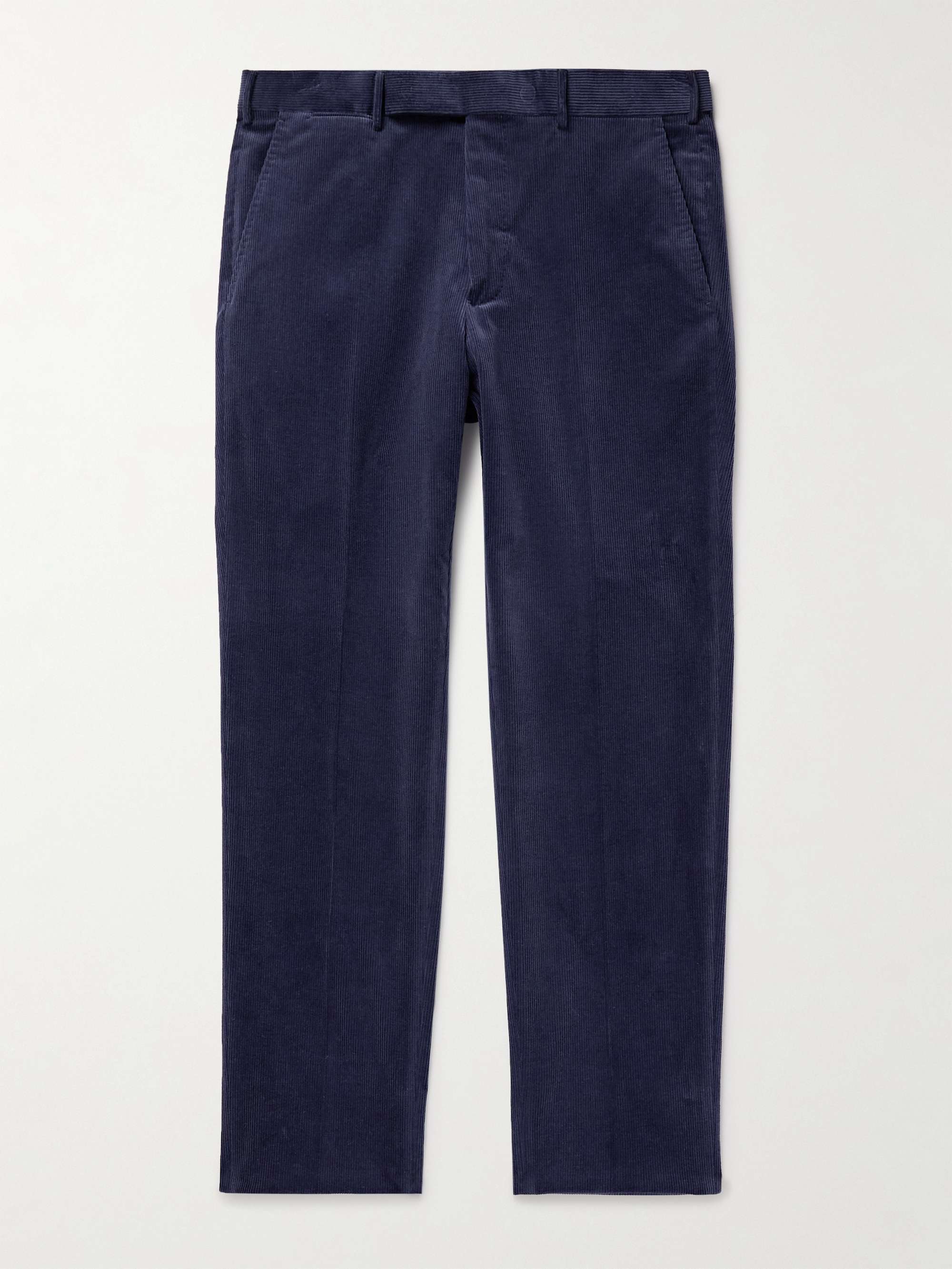 ZEGNA Slim-Fit Tapered Cotton and Cashmere-Blend Corduroy ZEGNA Slim-Fit Tapered Cotton and Cashmere-Blend Corduroy